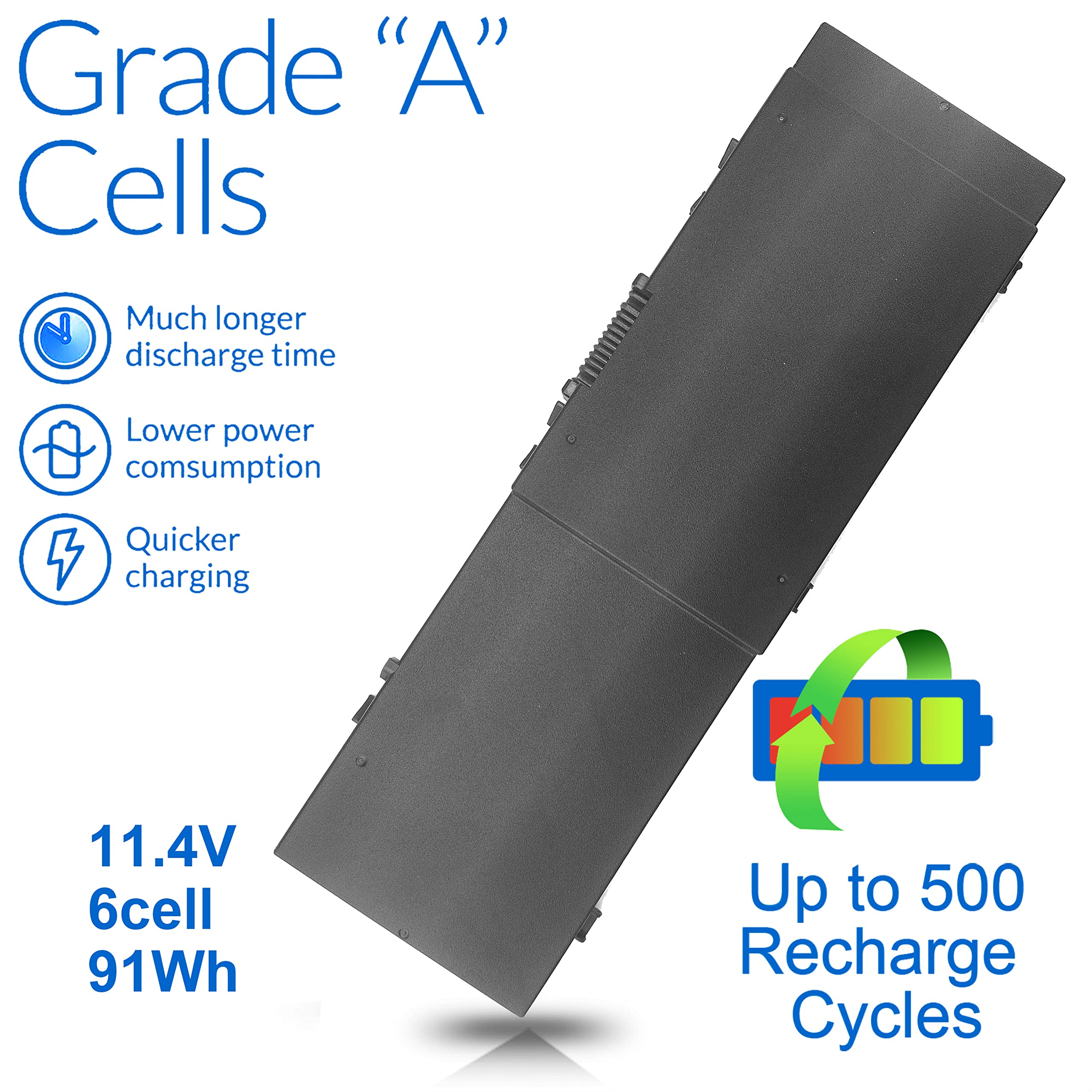 Wymisnit 91Wh Mfkvp T05W1 Battery For Dell Precision 15 7510 7520 M7510 17 7710 7720 M7710 Series, To5W1 0Twcpg 451 Bbsf 451 Bbs