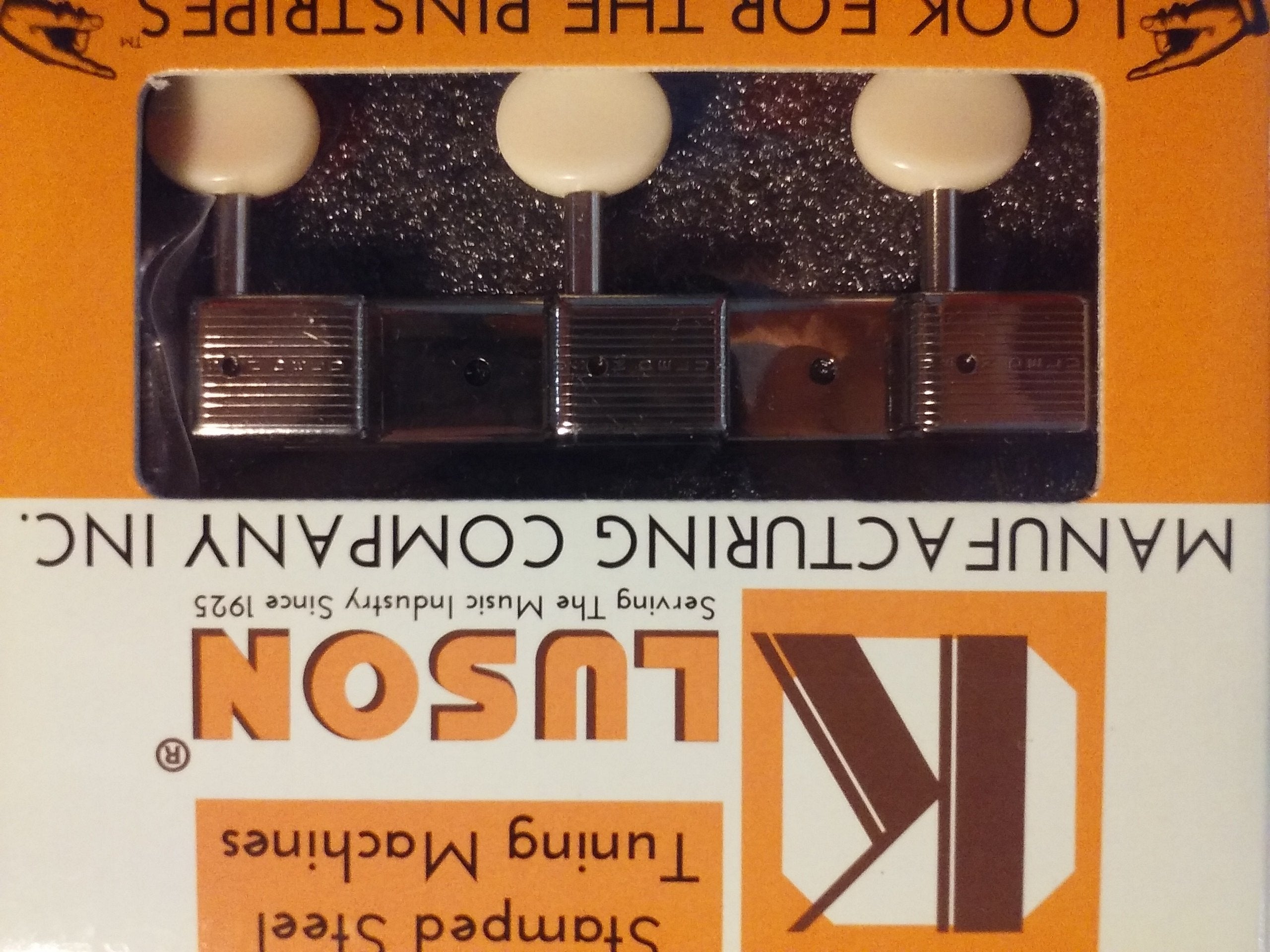 Kluson 3/Plate Nickel/Plastic