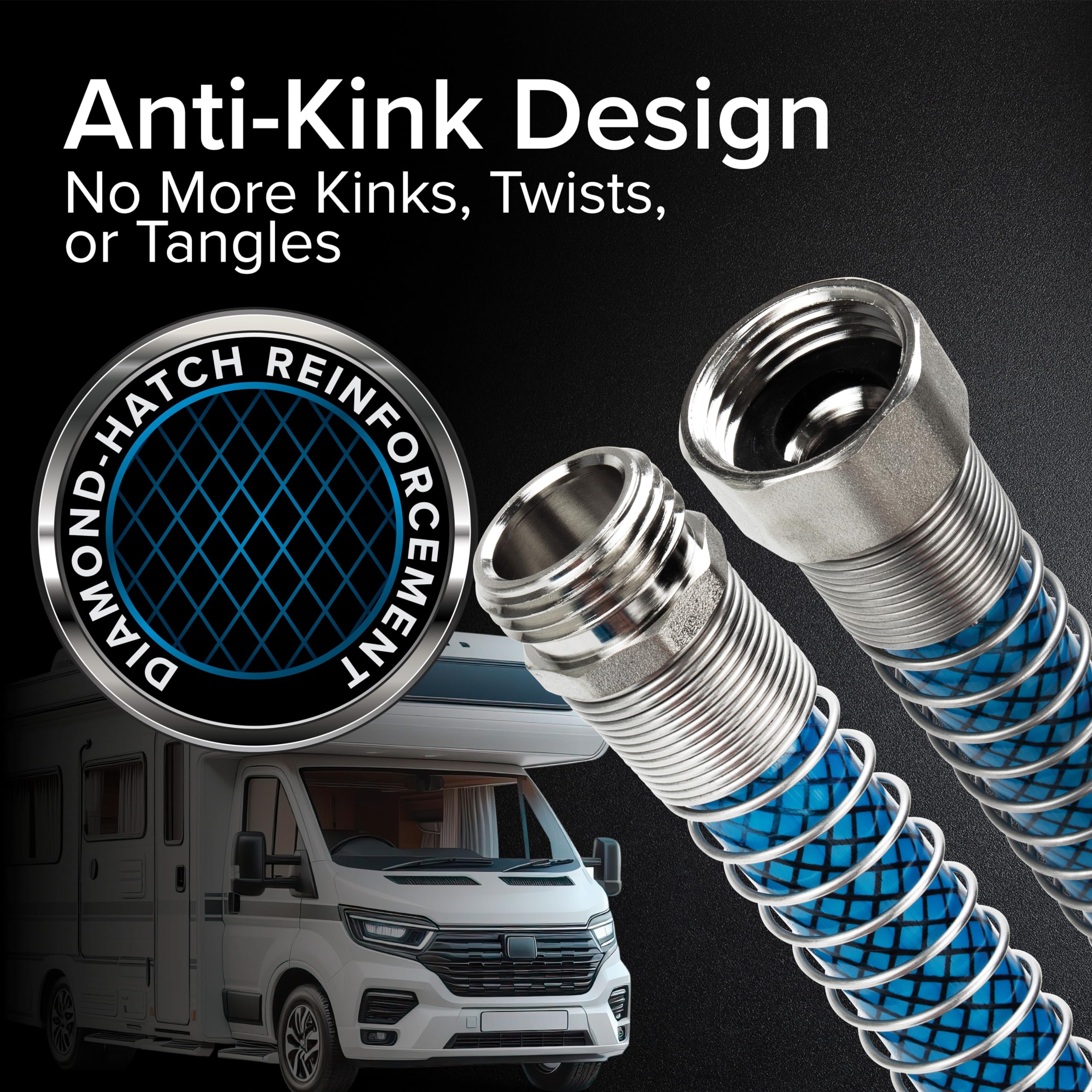 Camco Tastepure 10-Foot Premium Camper/Rv Drinking Water Hose - Features A Heavy-Duty No-Kink Design With Strain Relief Ends & 5,WBAUVB004RNOVTM