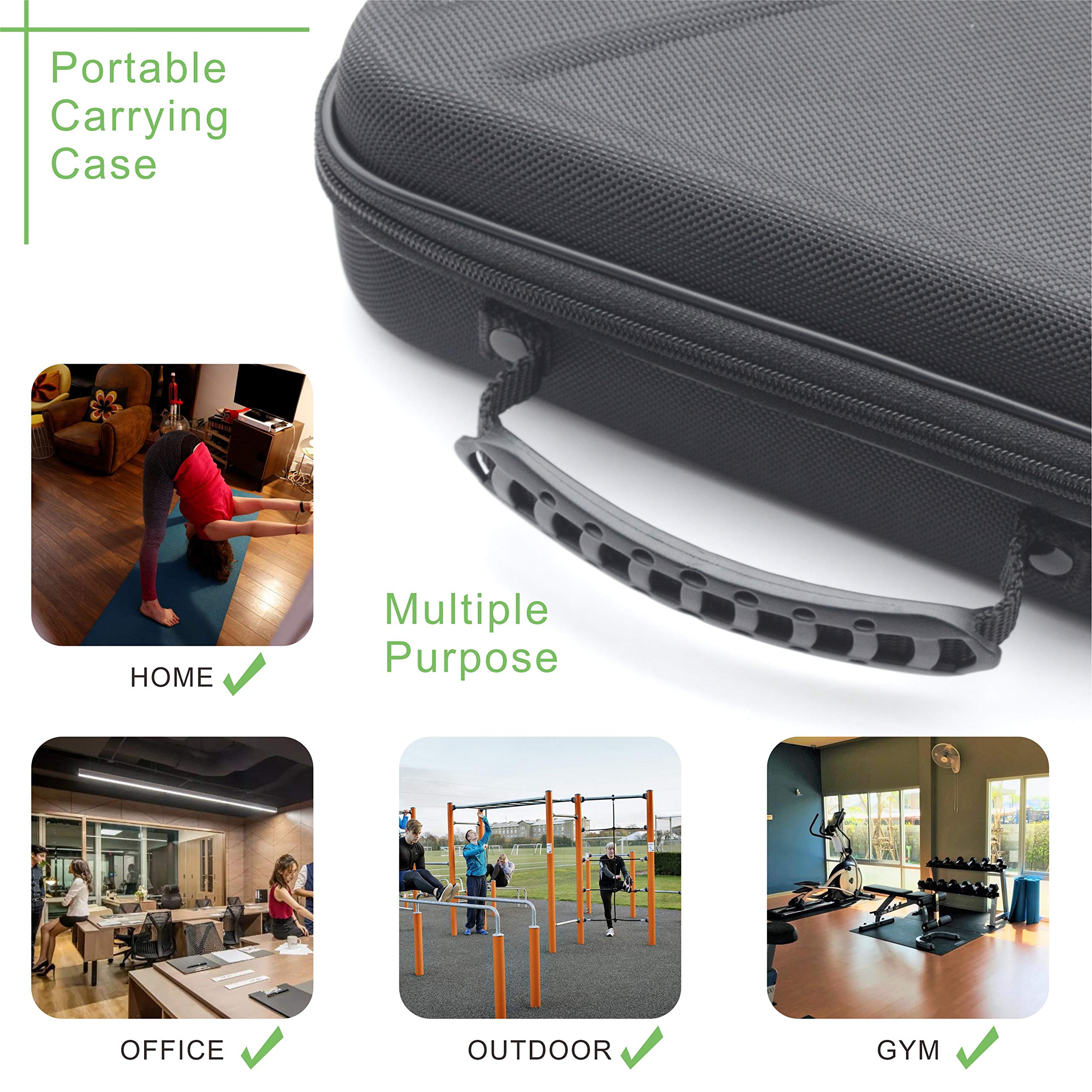 Case For Hypervolt Go, Portable Storage Bag For Hypervolt Go And Two Accessories, Waterproof Scratch Resistant Protective Anti S