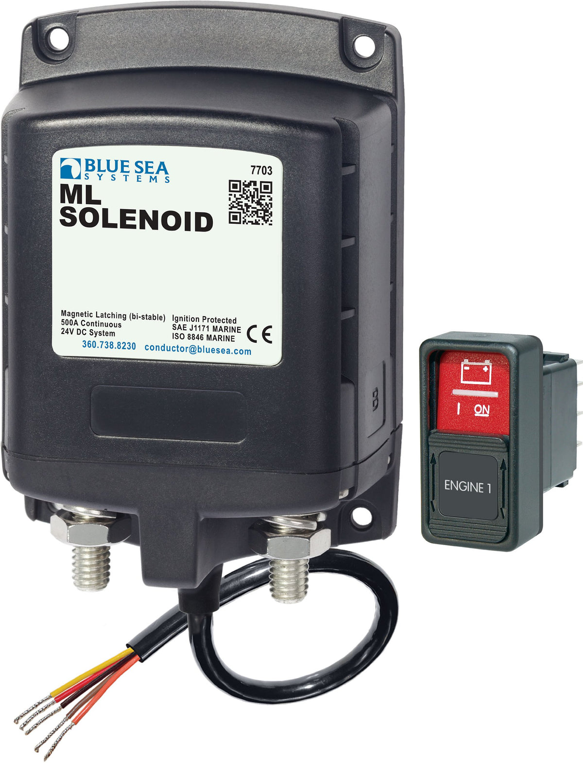 Blue Sea Systems 7703 24V Dc 500A Ml Solenoid