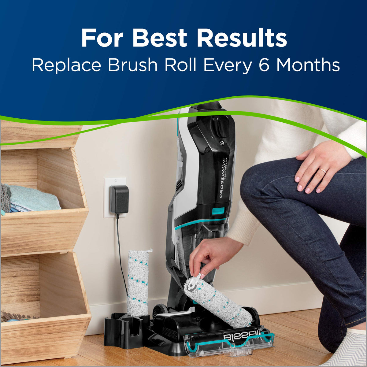 Bissell PET Multi-Surface Brush Roll for Crosswave Cordless Max ...