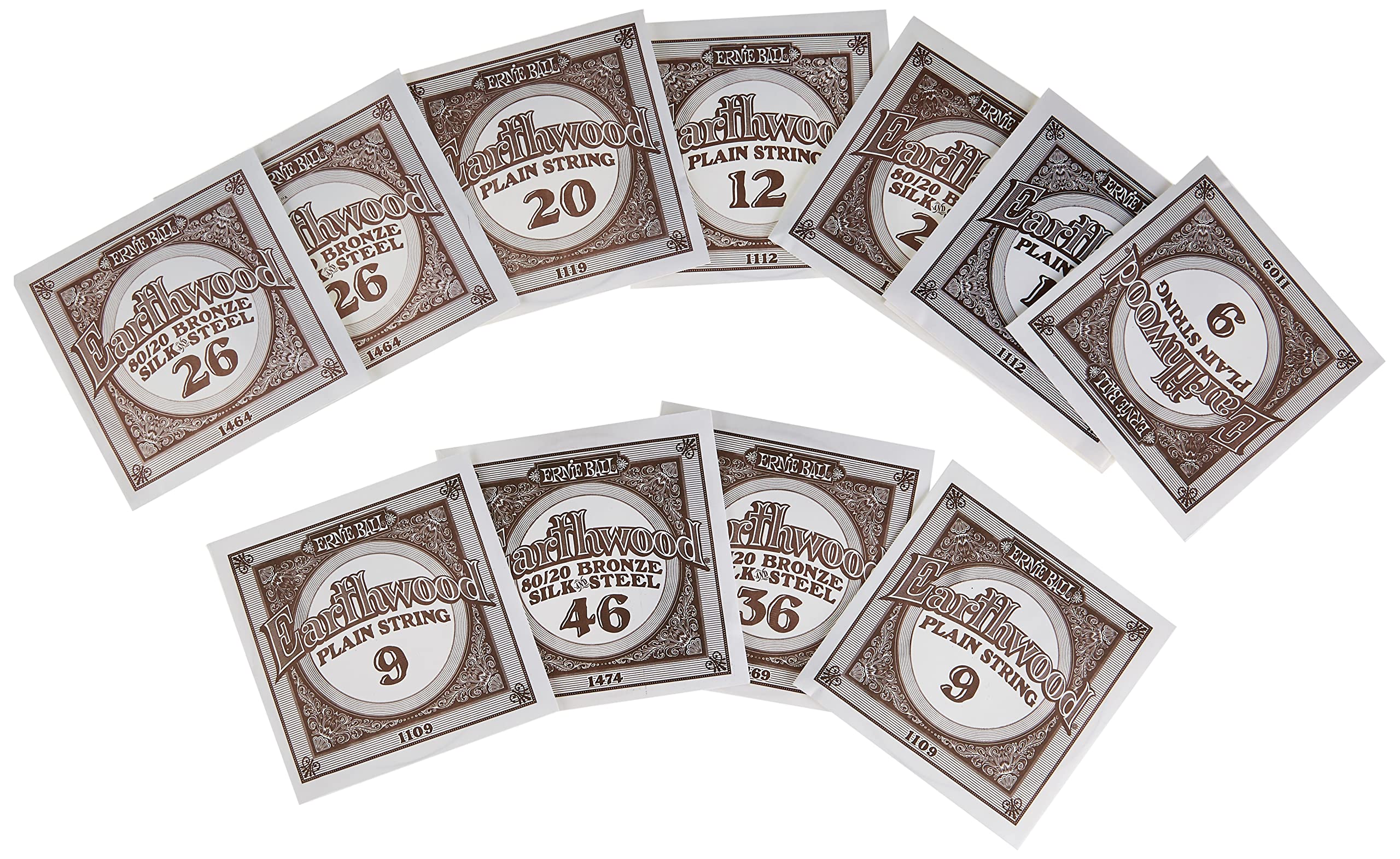 Ernie Ball Earthwood Silk And Steel 12 String Soft Acoustic Guitar Strings, 9 49 Gauge (P02051)