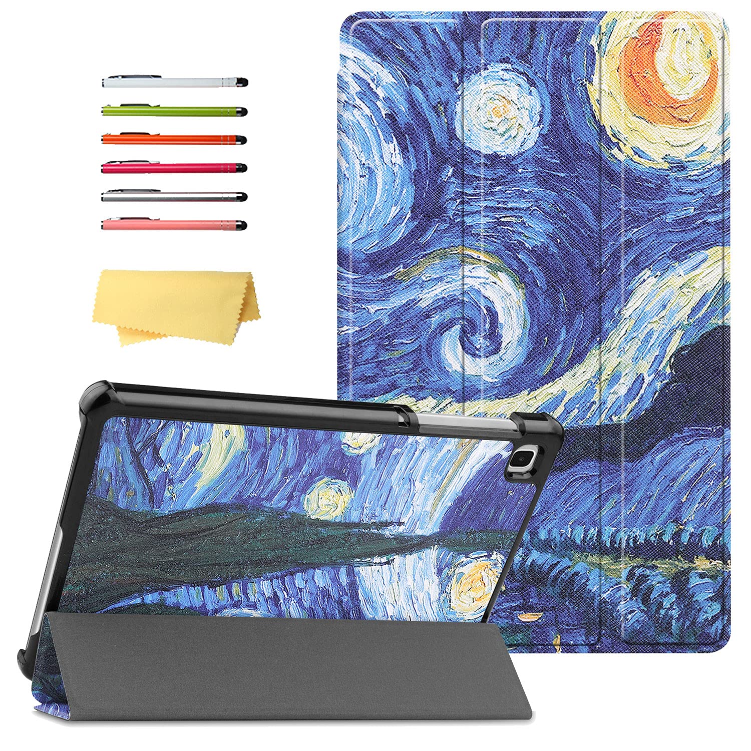 Uucovers For Samsung Galaxy Tab A7 Lite 8.7'' 2021 Case Sm T225/T220, Trifold Ultra Thin Cover With Multi Angle Viewing Stand Sh