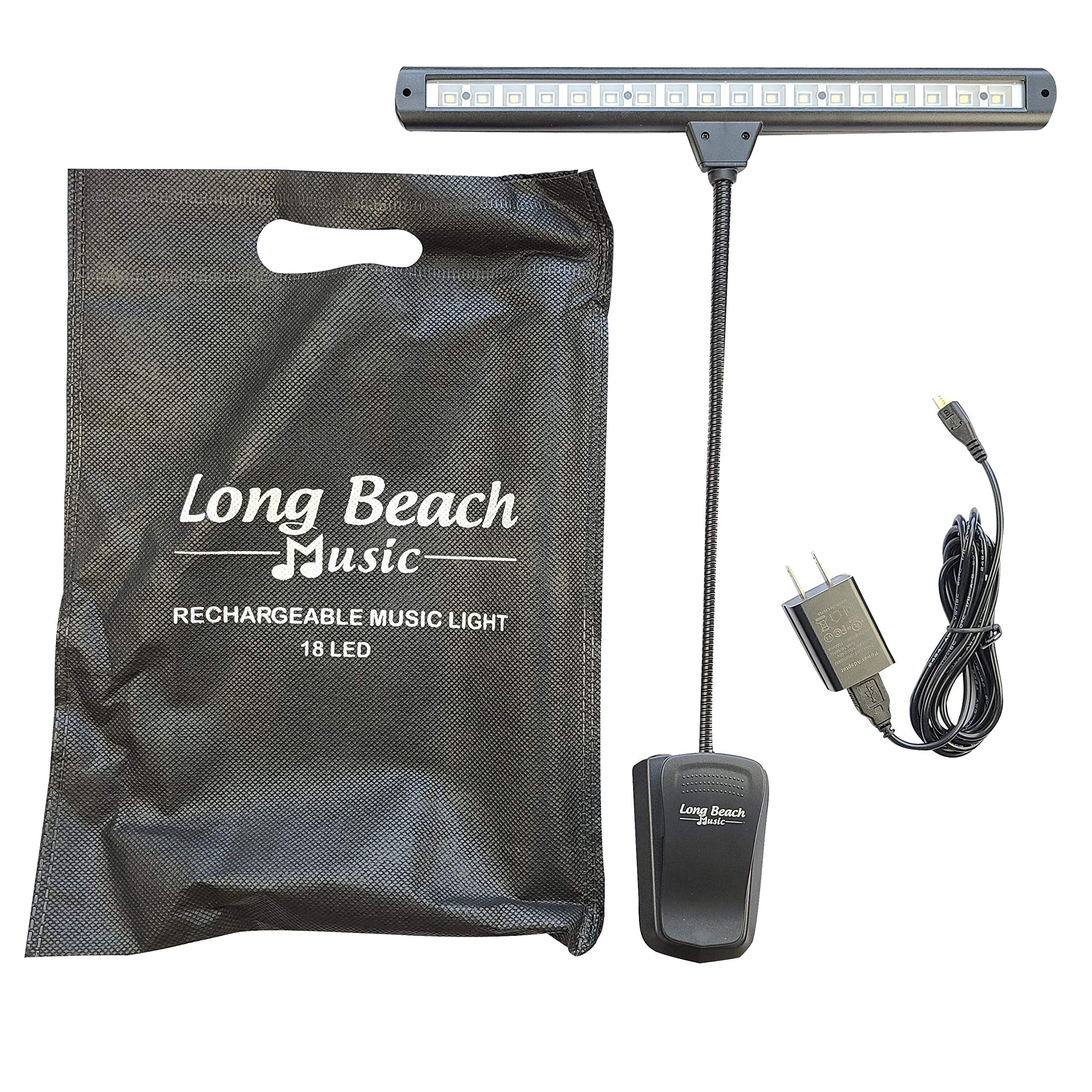 Extra Wide Clip On Music Stand Orchestra Light  18 Led Rechargeable Usb Piano, Desk, Reading Lamp