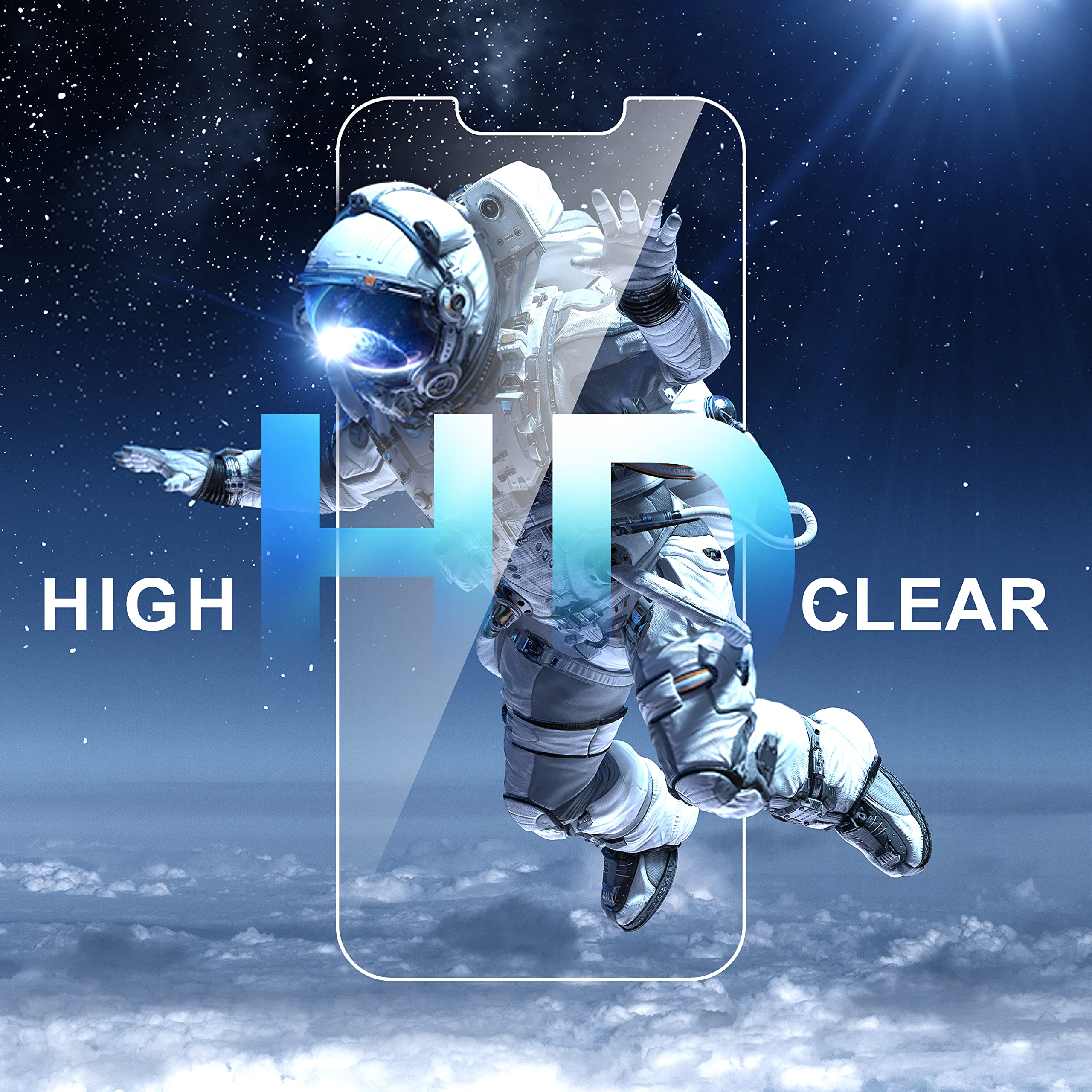 Impactstrong Shatterproof Tempered Glass Screen Protector For Iphone 13 Pro Max/Iphone 14 Plus [Easy Installation Frame] [Bubble