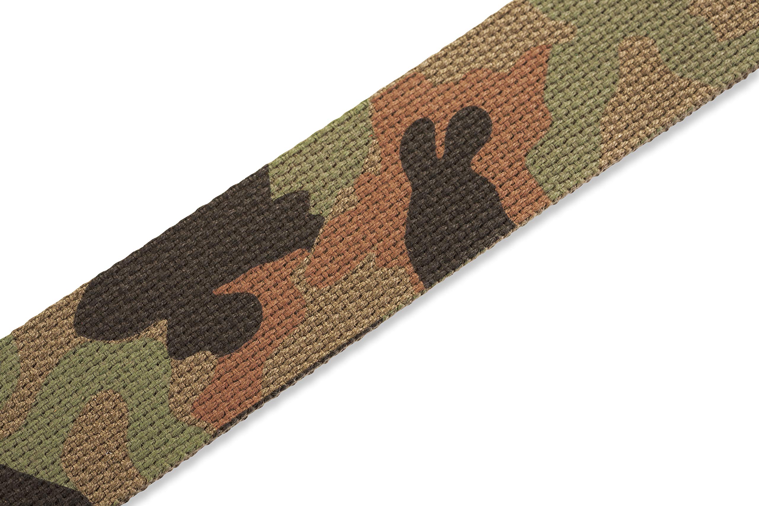 Levy'S Leathers Mssc8 Cam Signature Series Cotton Guitar Strap, Camouflage