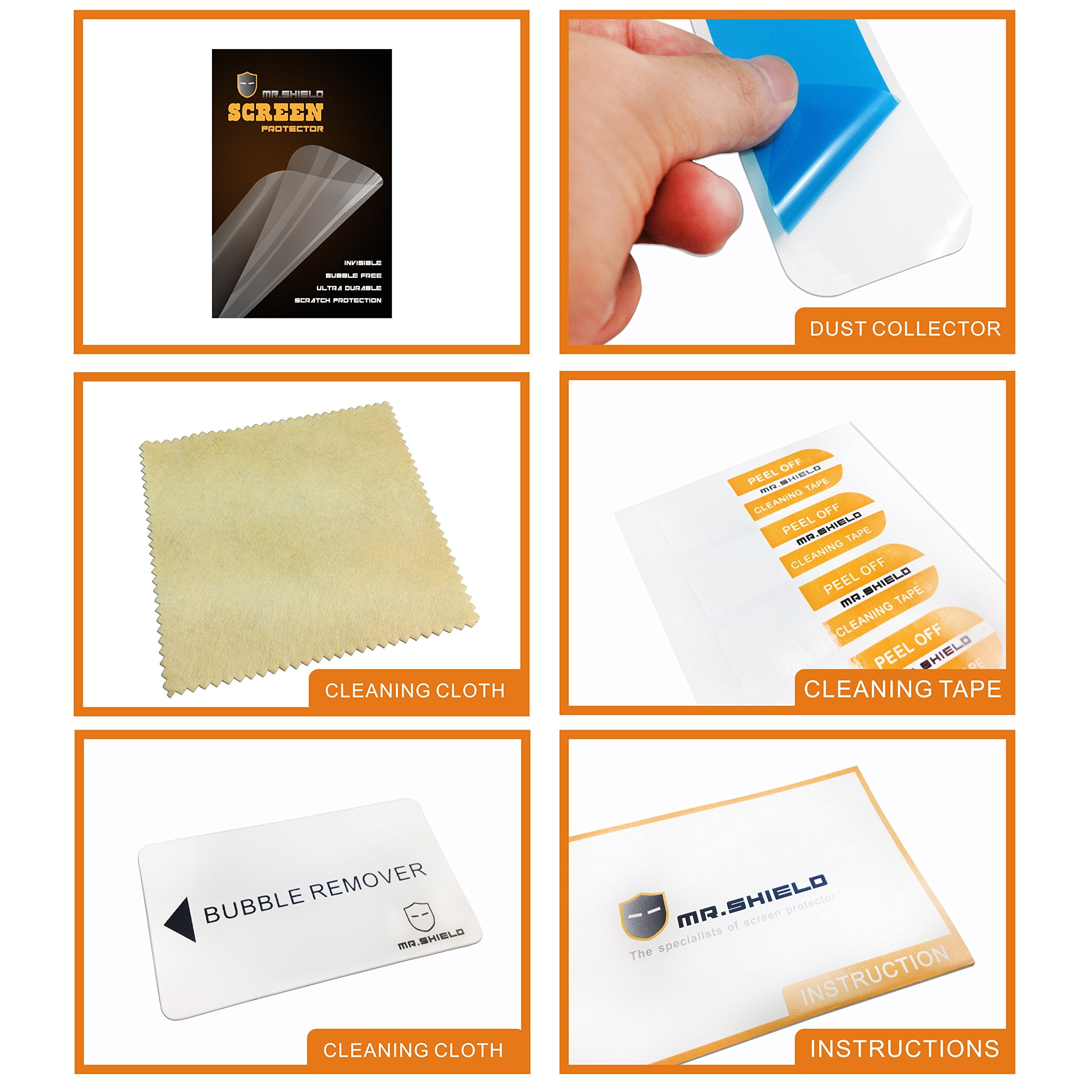 Mr.Shield Designed For The New Macbook 12 Inch Retina (2015/2016/2017) A1534 Premium Clear [Pet] Screen Protector [3 Pack] With