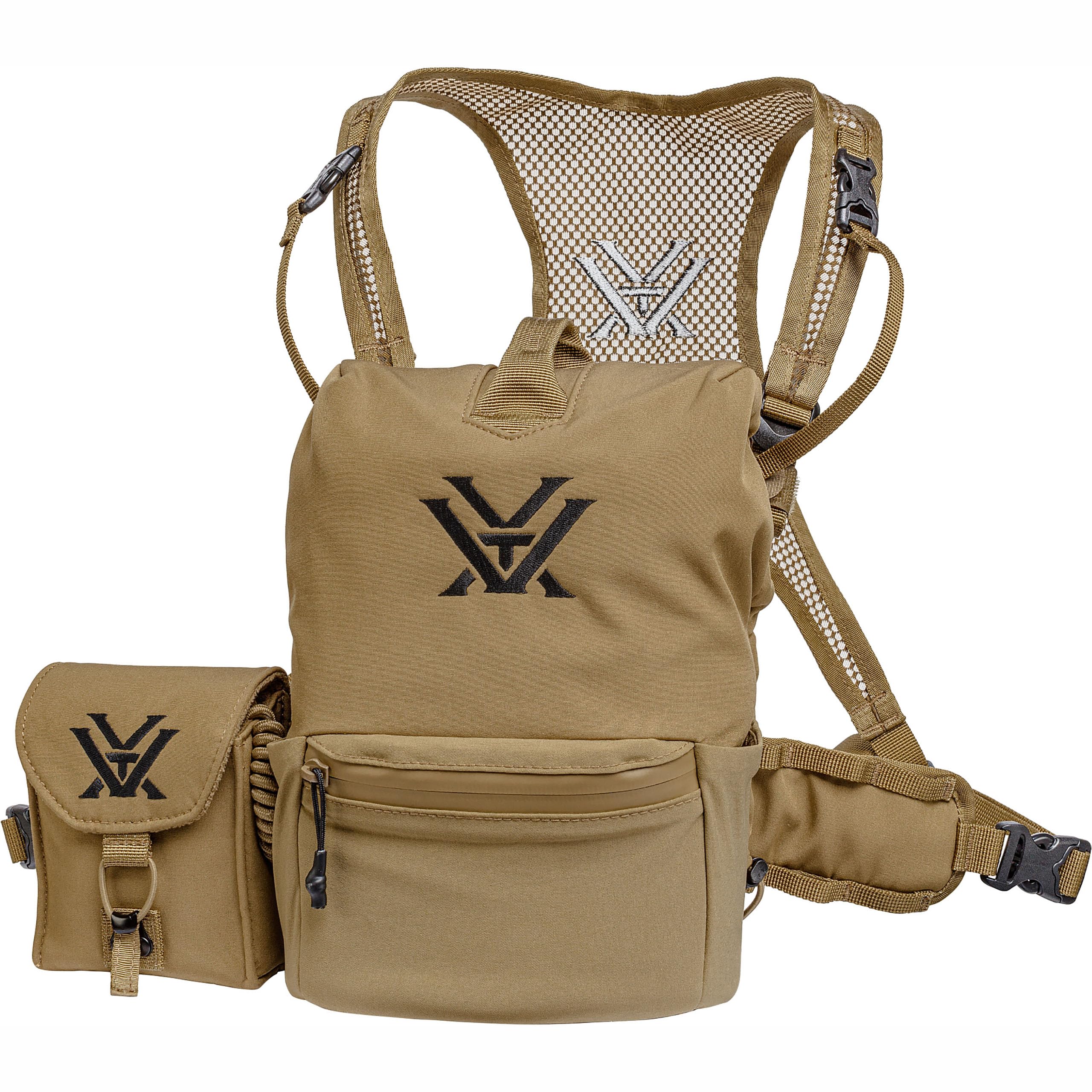 Vortex Optics   Glasspak Pro Binocular Harness Lg Tan (P600 L)