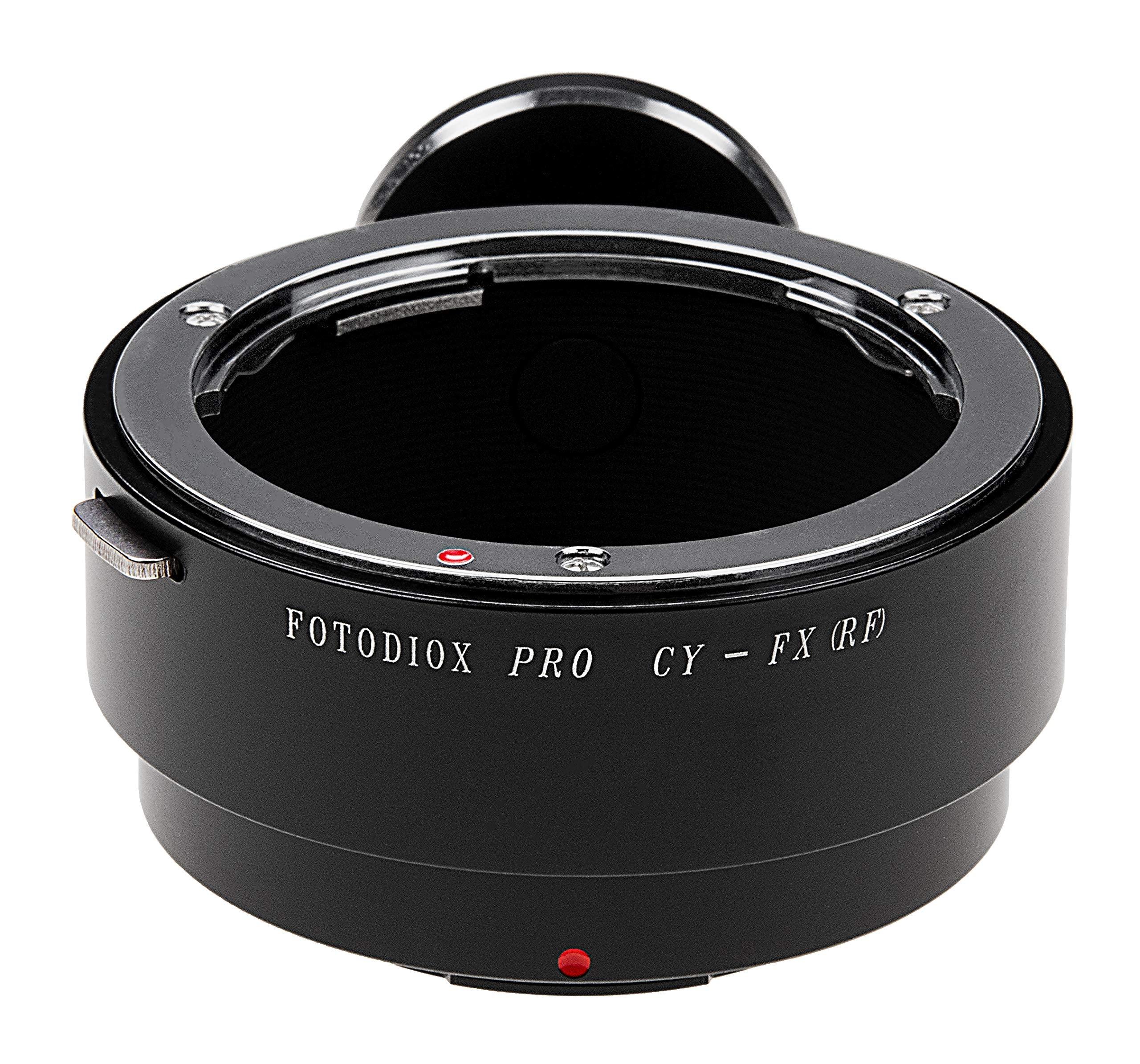 Fotodiox Pro Lens Mount Adapter, Contax/Yashica (C/Y or CY) Lens to Fujifilm X Camera Body, for Fujifilm X-Pro1, X-E1, X-Mount M