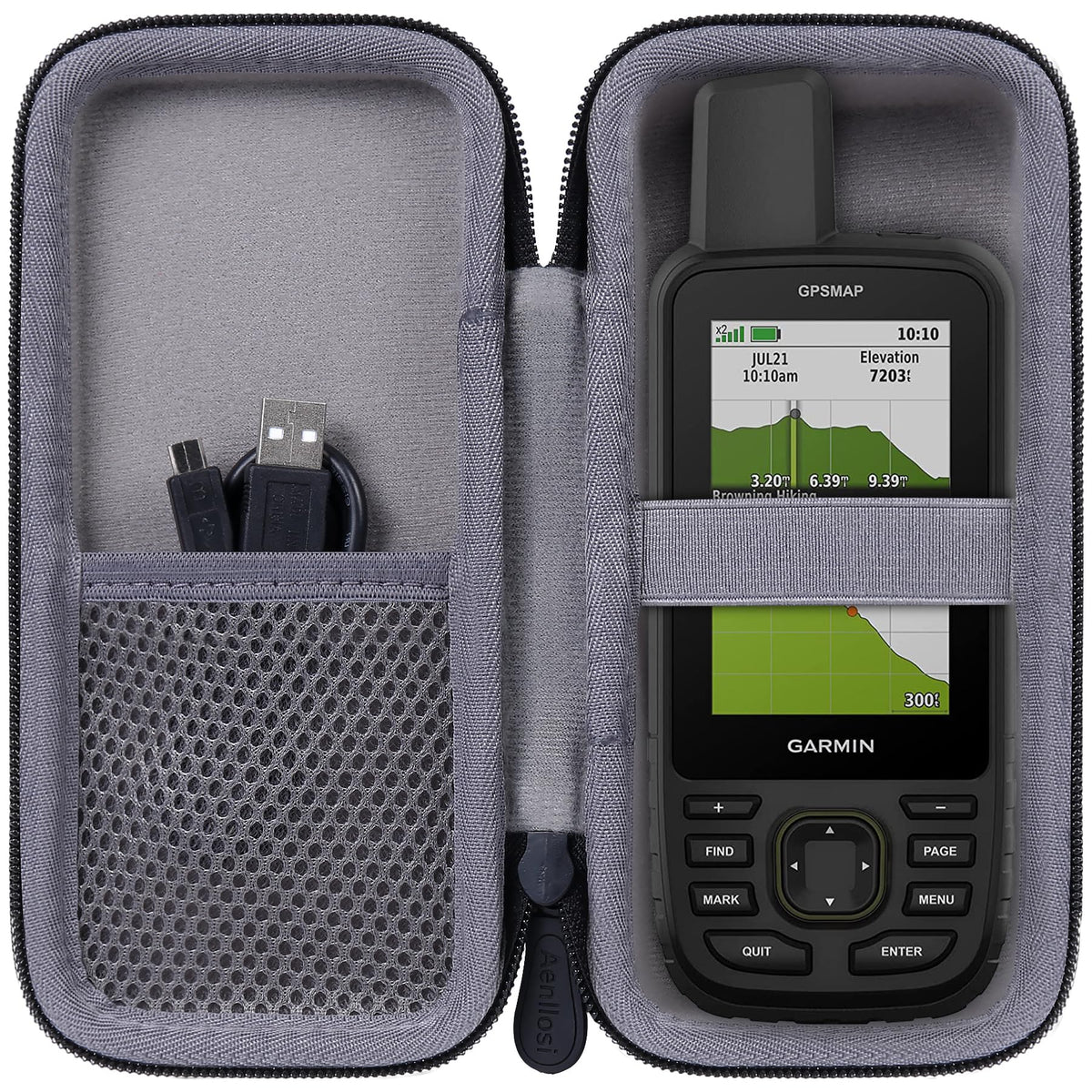 Hard Storge Case Replacement for Garmin GPSMAP 67 / 67i / 66i / 79sc / 65 / 86sci /65s/66s /66st by Aenllosi