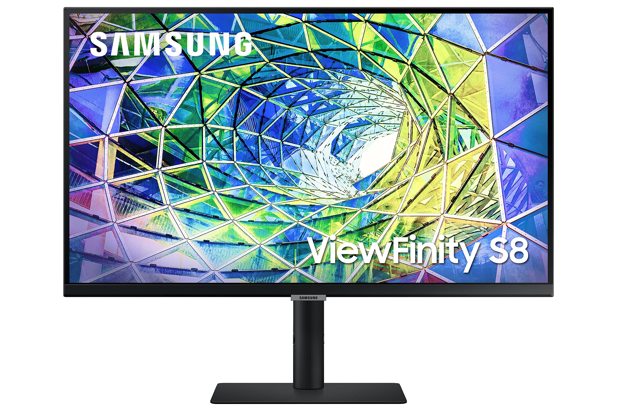 Samsung S80A Computer Monitor, 27 Inch 4K , Vertical , Usb C , Hdr10 (1 Billion Colors), Built In Speakers (Ls27A800Unnxza),Blac