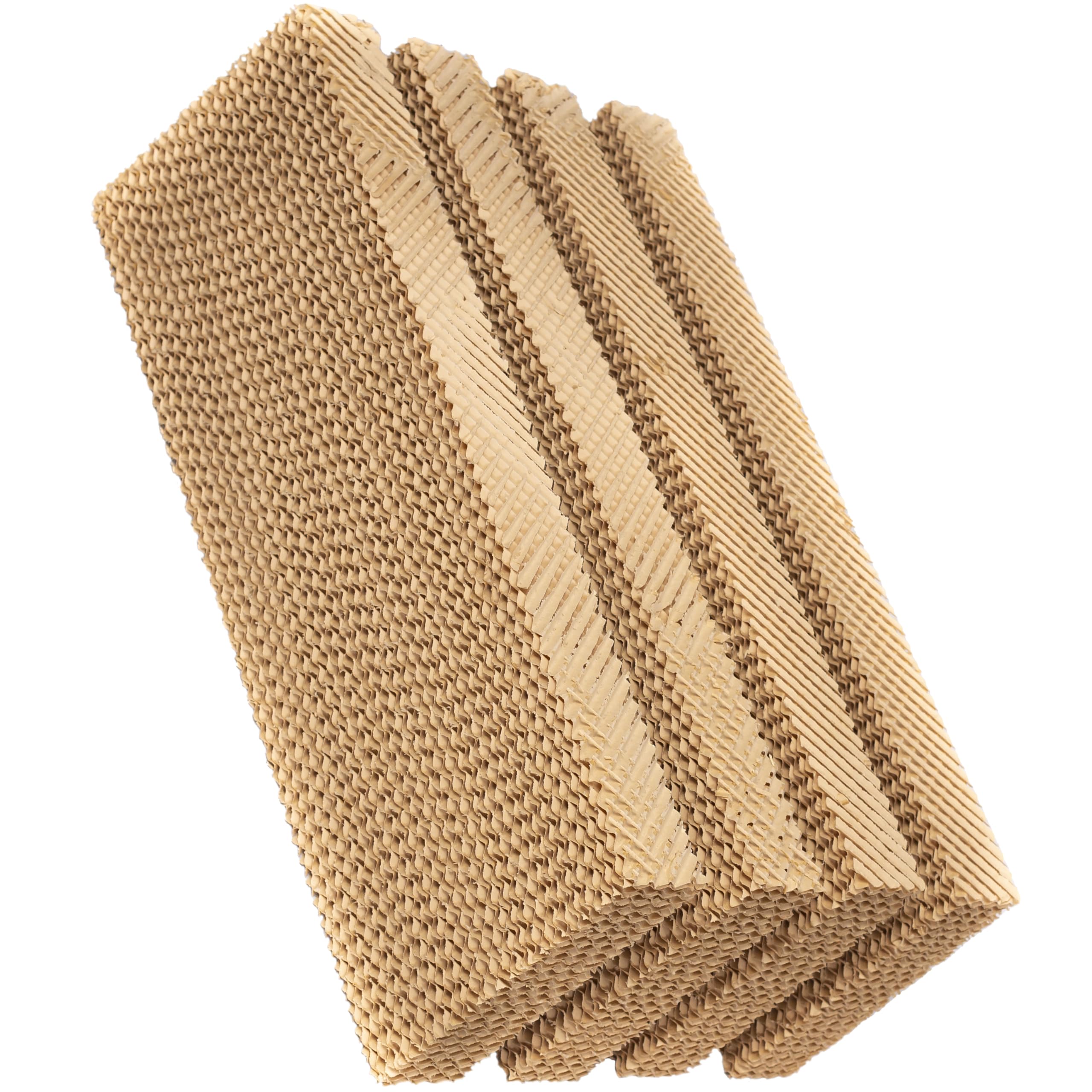 Hessaire Replacement Evaporative Cooler Pads   Swamp Cooler Replacement Pads Corrugated Build   Low Odor Xel50 Media Evaporative