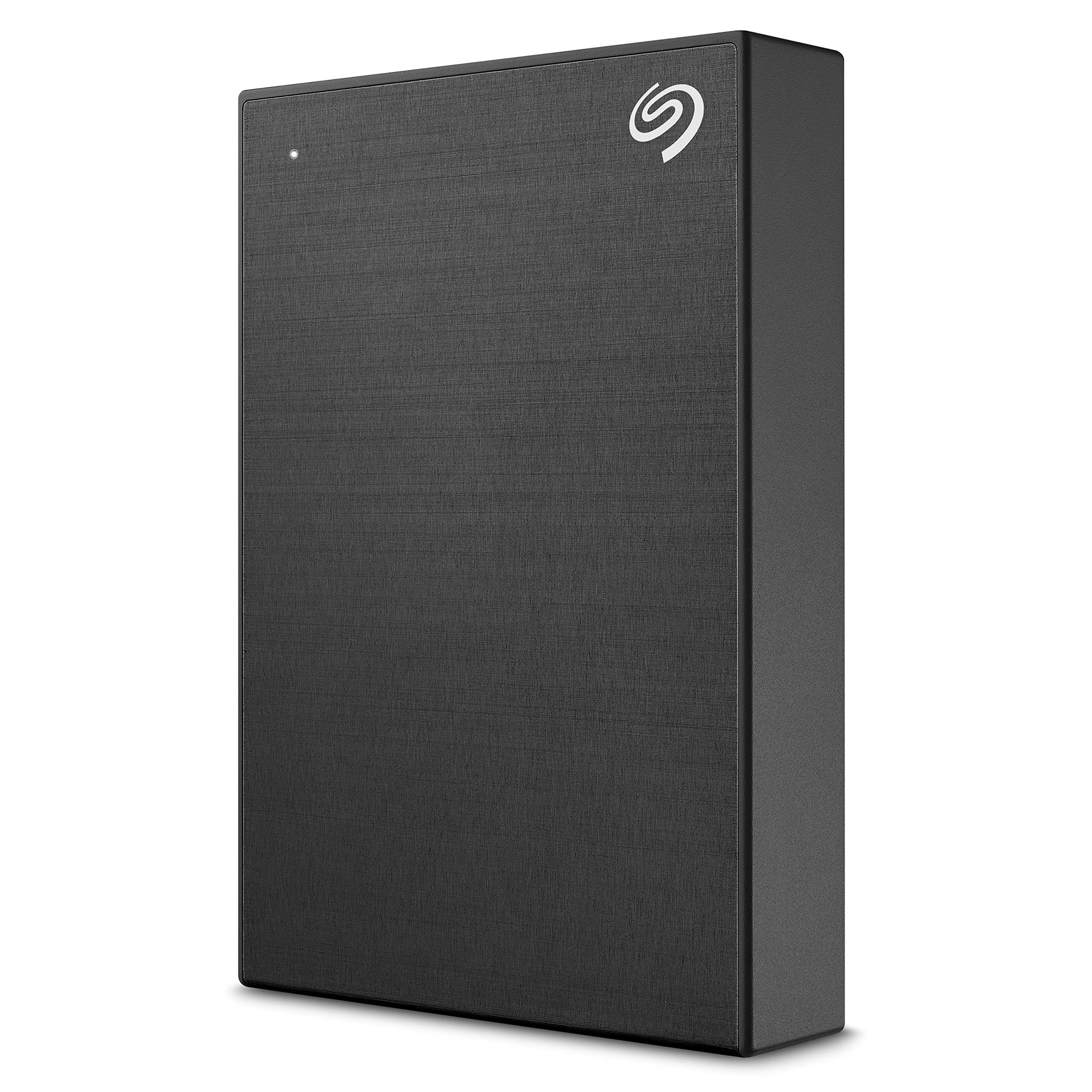 Seagate Backup Plus Portable 4TB External Hard Drive HDD � Black USB 3.0 for PC Laptop and Mac, 1 Year Myliocreate, 2 Months Adobe CC Photography, 2 year Rescue Service (STHP4000400)