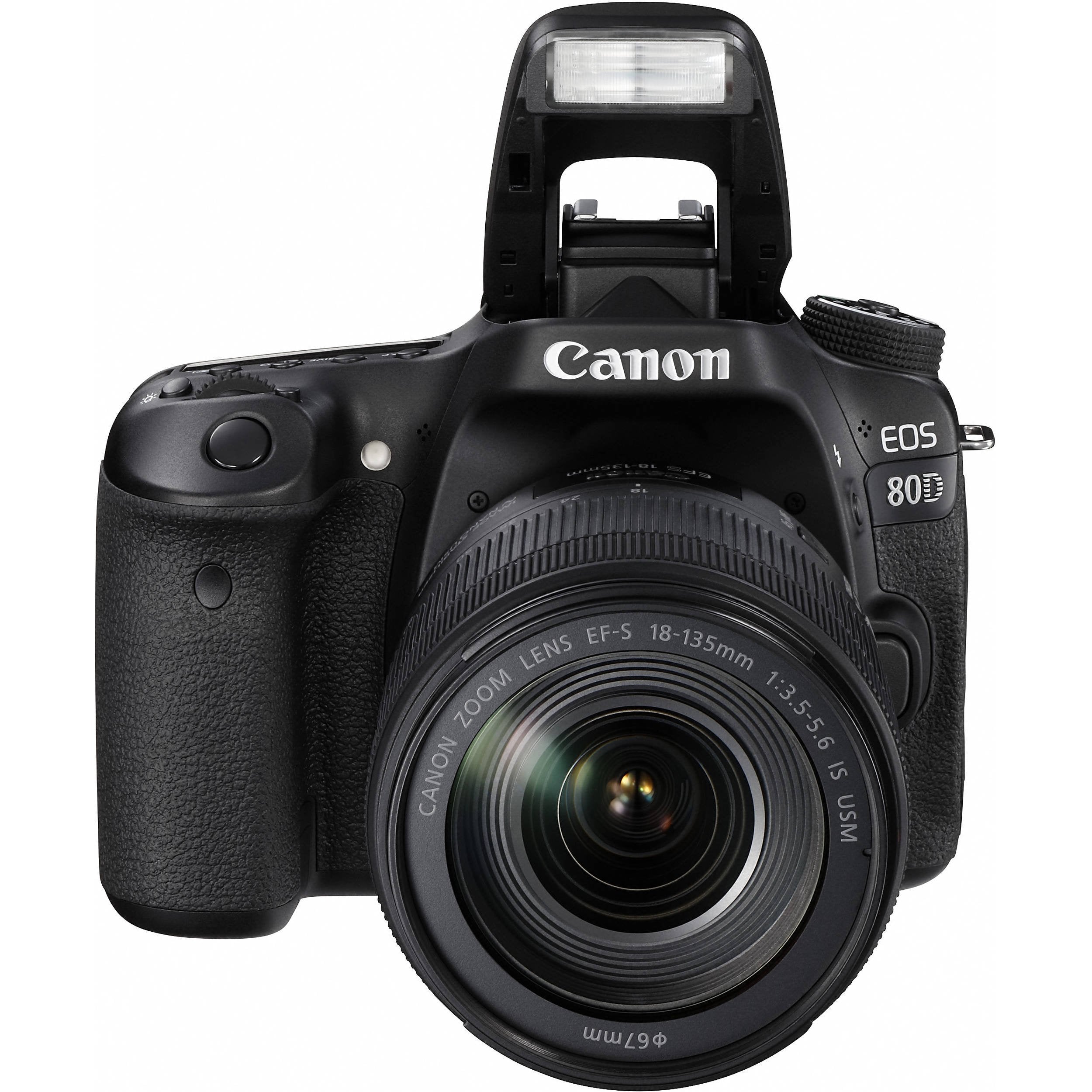 Canon Digital Slr Camera Body [Eos 80D] And Ef-S 18-135Mm F/3.5-5.6 Image Stabilization Usm Lens With 24.2 Megapixel (Aps-C) Cmo