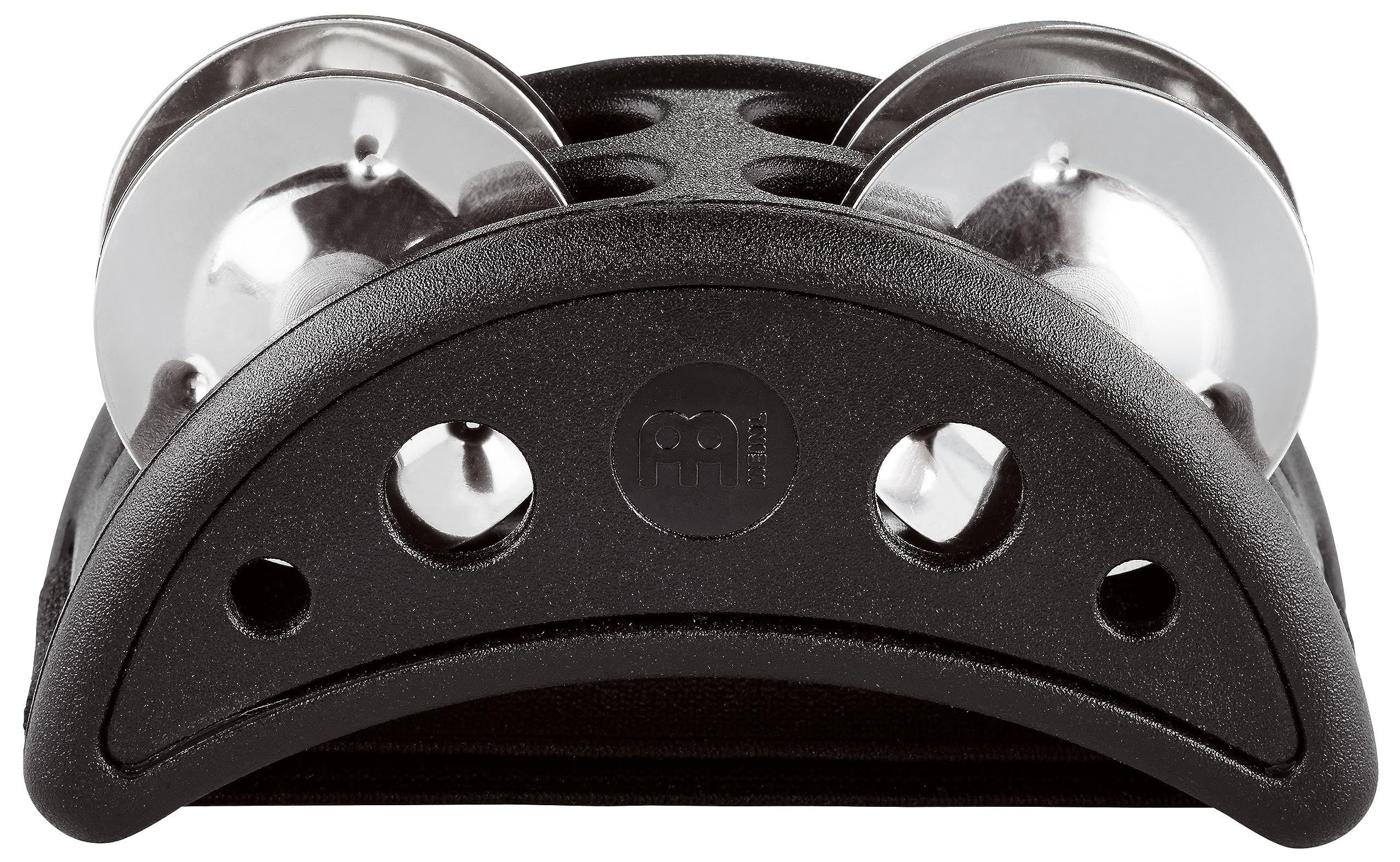 Meinl Percussion Compact Foot Tambourine With Stainless Steel Jingles Not Made In China Accompaniment For Cajon Gigs, 2 Year War