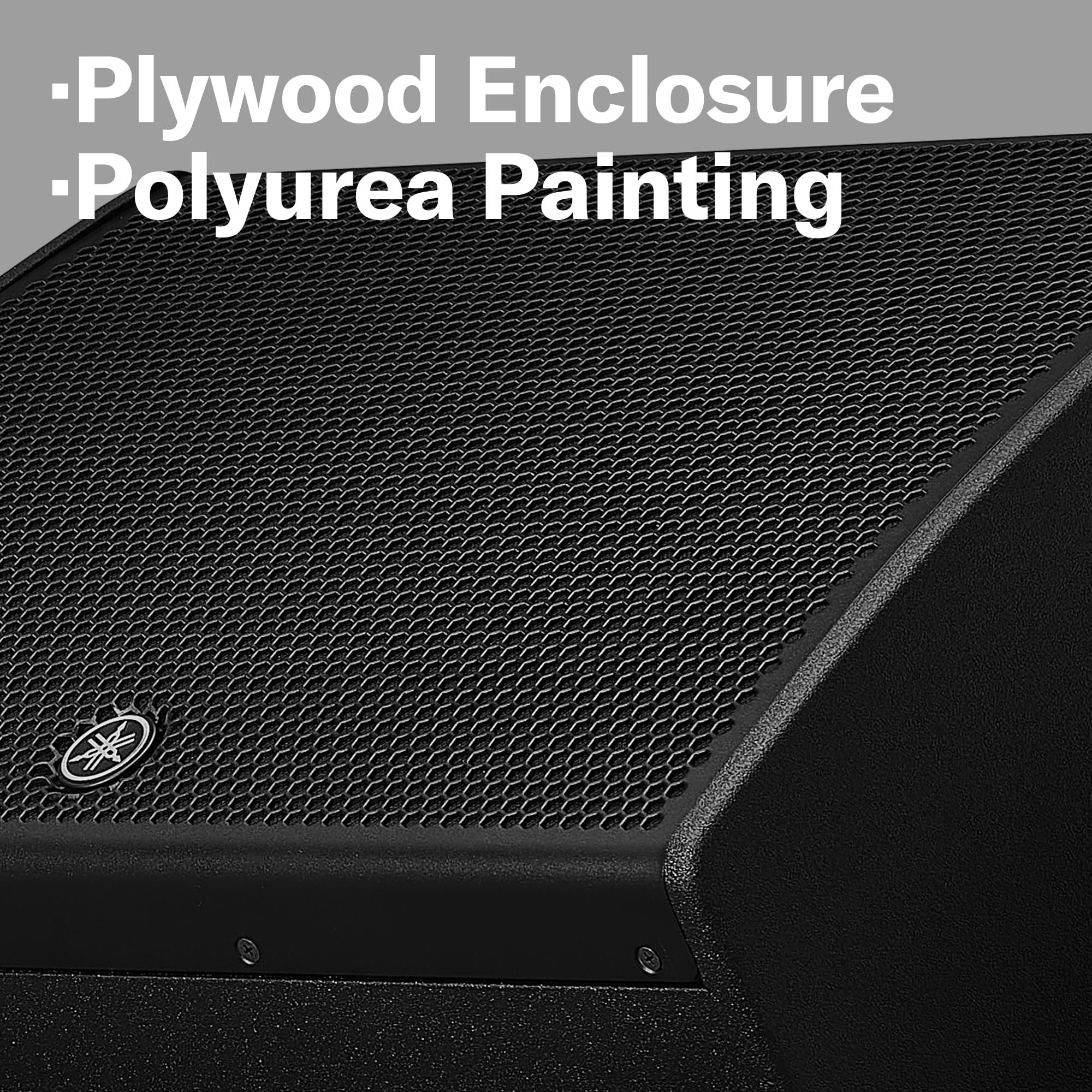 Yamaha Dhr Series Powered Speaker, 1000W, 15 Lf 1.5 Hf Coaxial Design, Plywood Enclosure