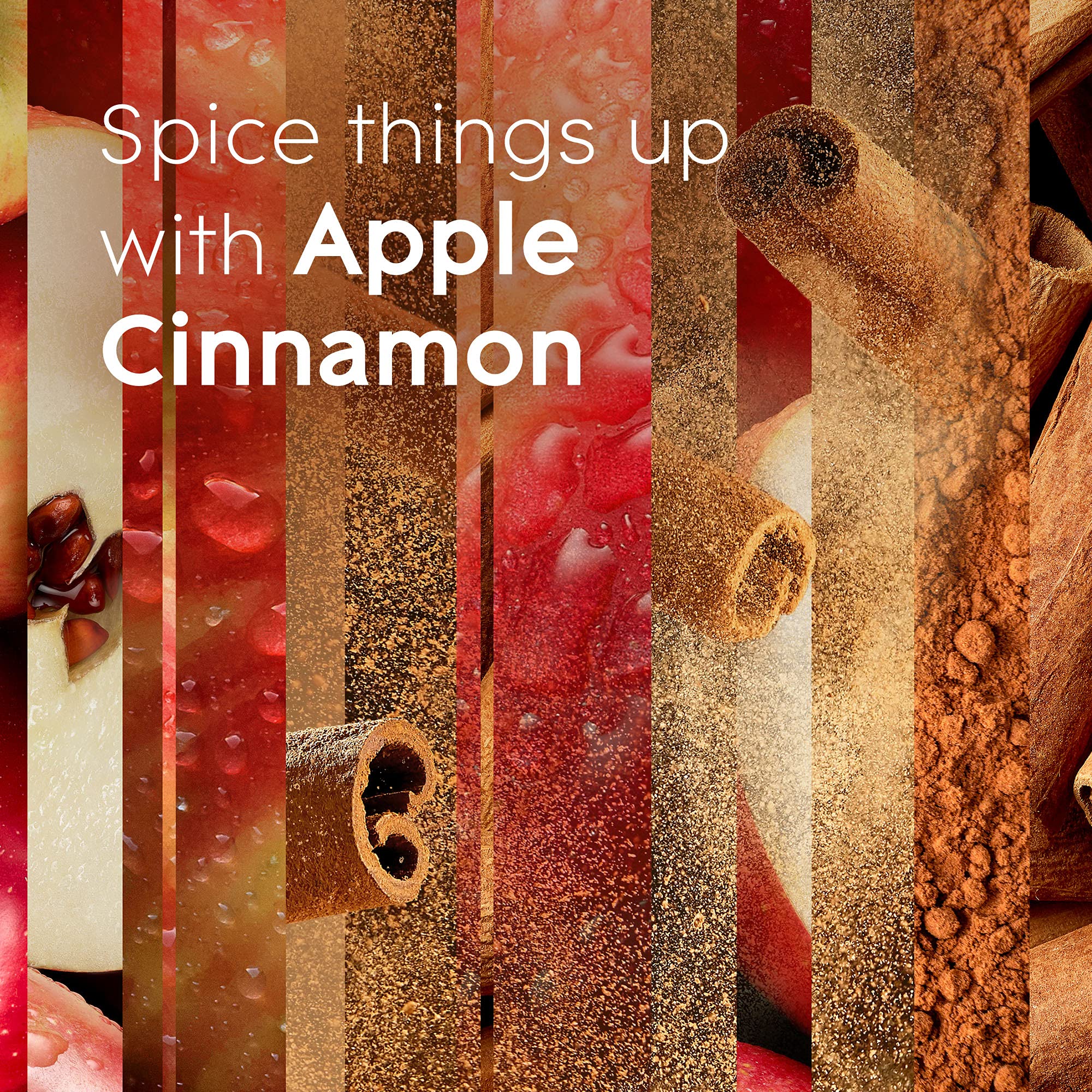 Glade Plugins Refills Air Freshener Starter Kit, Scented And Essential Oils For Home And Bathroom, Apple Cinnamon, 3.35 Fl Oz, 1