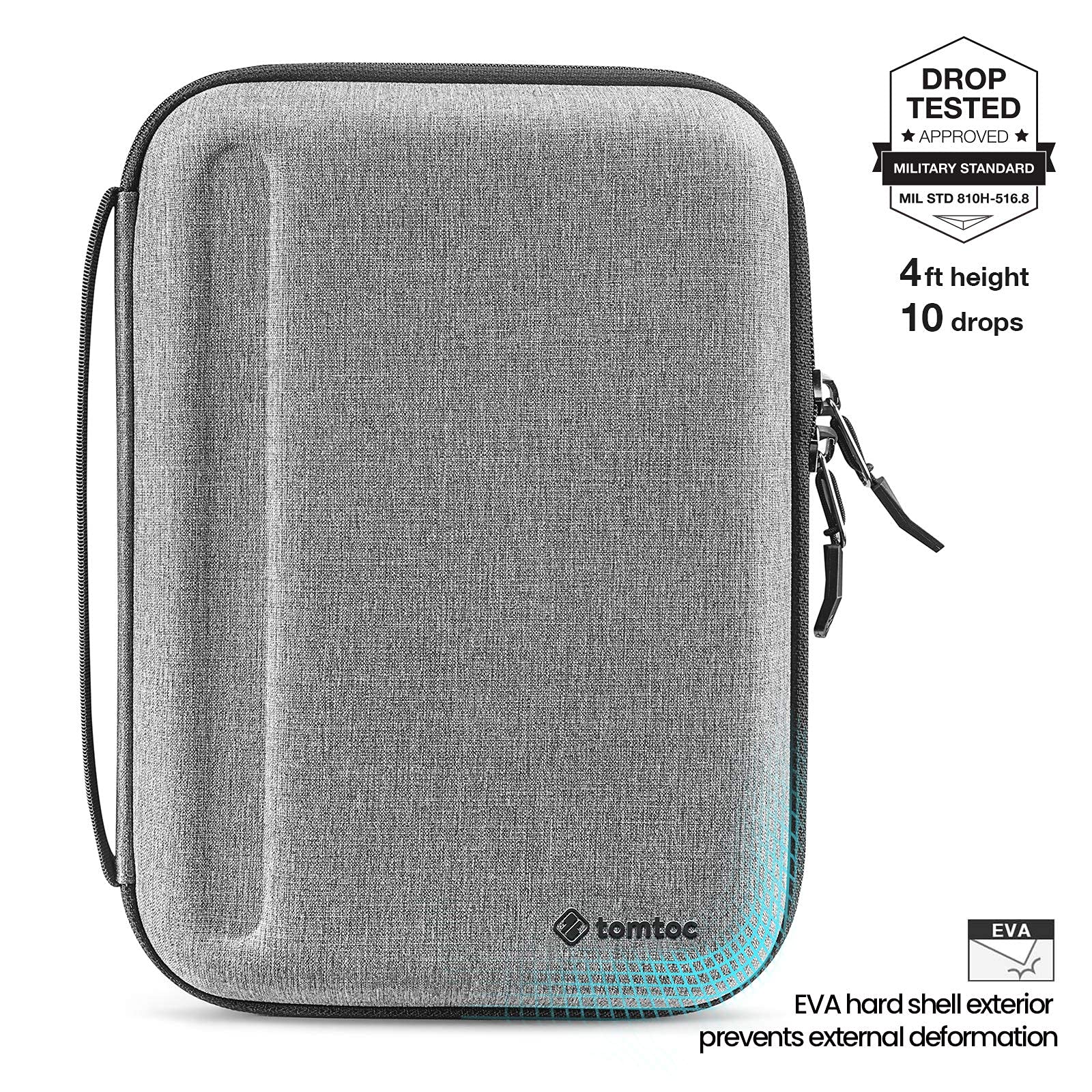 Tomtoc Portfolio Case For 11 Inch Ipad Pro M4 & Ipad Air M2 2024, Ipad Pro M2&M1, 10.9 In Ipad Air 5, 10.9 In Ipad 10, Carrying Storage Sleeve Bag With Accessories Compartment