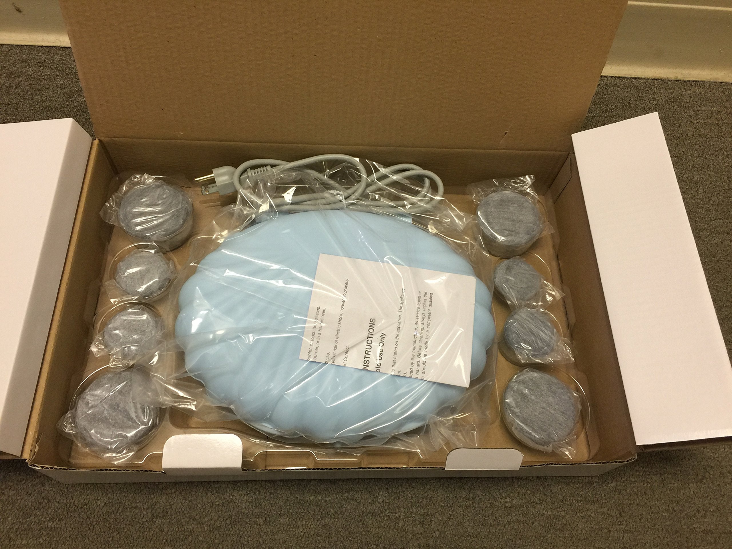 Therapists Choice Portable Hot Stone Warmer With 12 Stones For Massage Therapy