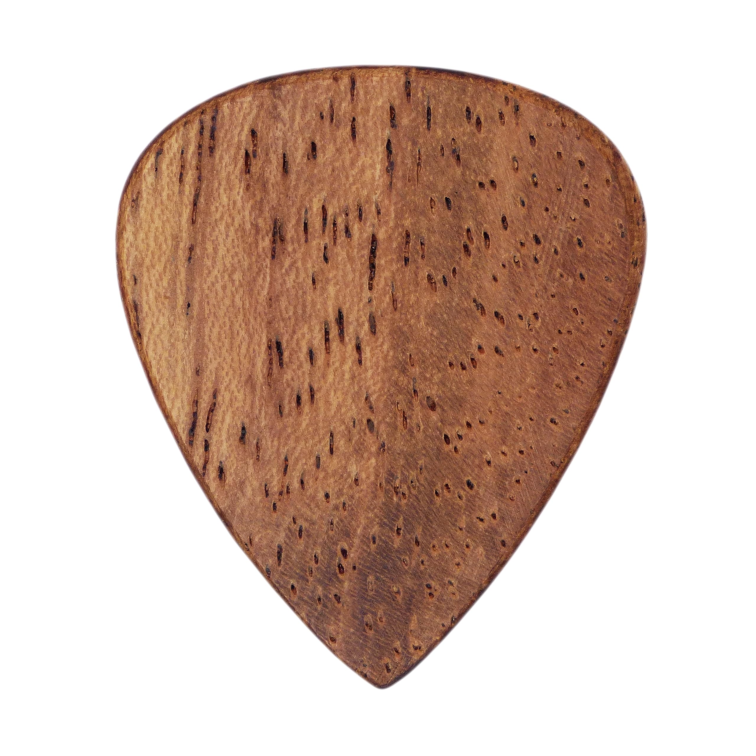 Lebbeck Wood Guitar Or Bass Pick   1.5 Mm Heavy Gauge   351 Shape   Natural Finish Handmade Specialty Exotic Plectrum   24 Pack