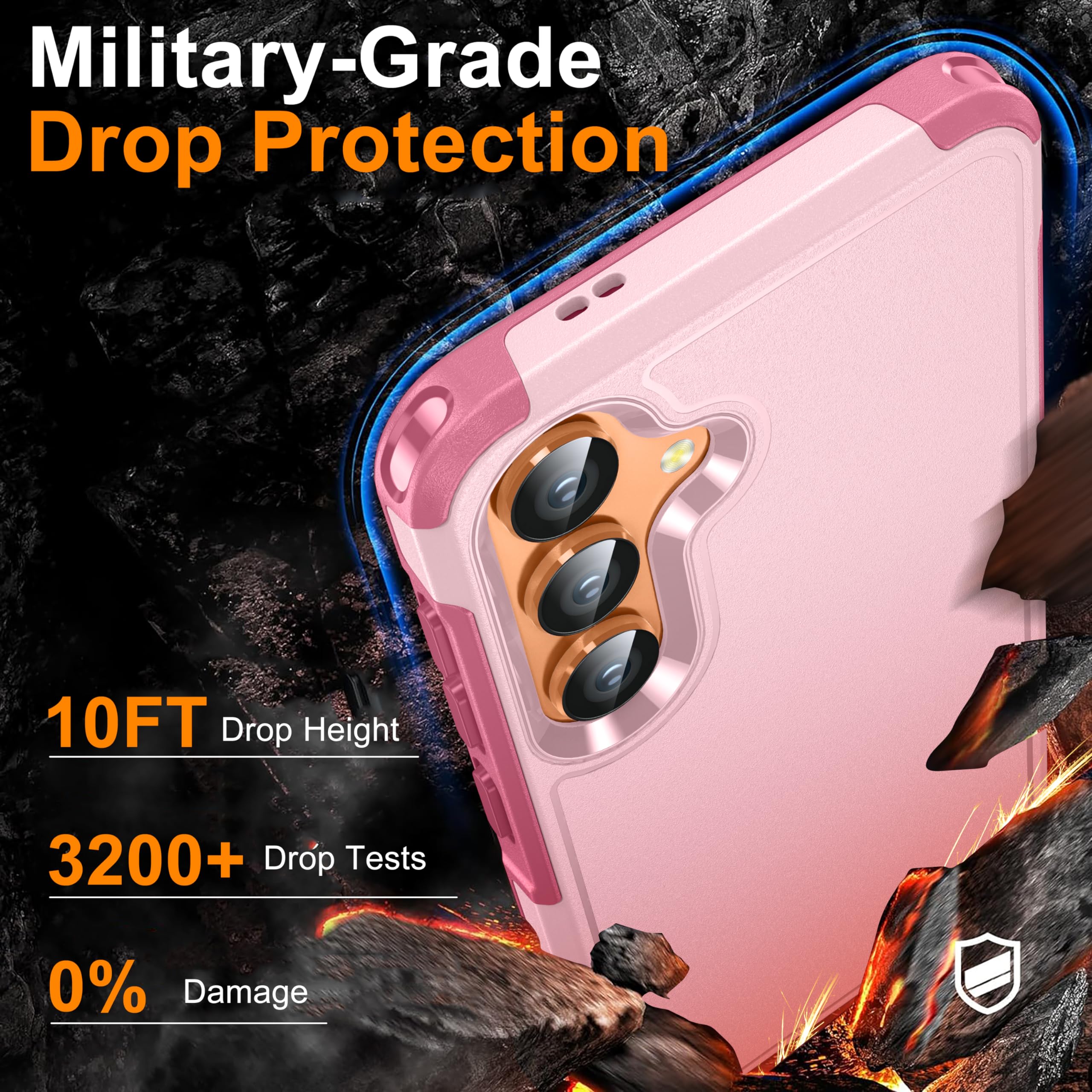 Oneagle For Samsung Galaxy S24 Plus Case,Galaxy S24 Plus Phone Case With [Dual Layer][15Ft Military Drop Protection][Wireless Ch