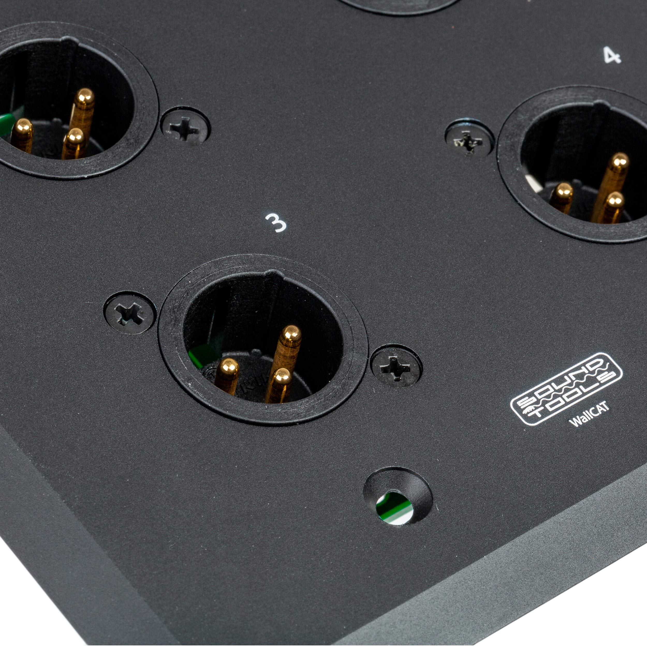 Wall Cat Mx-B (Male, Black) - Audio Over Shielded Cat Cable. Capable Of Sending Analog Audio, Dmx, Clear-Com And Aes.