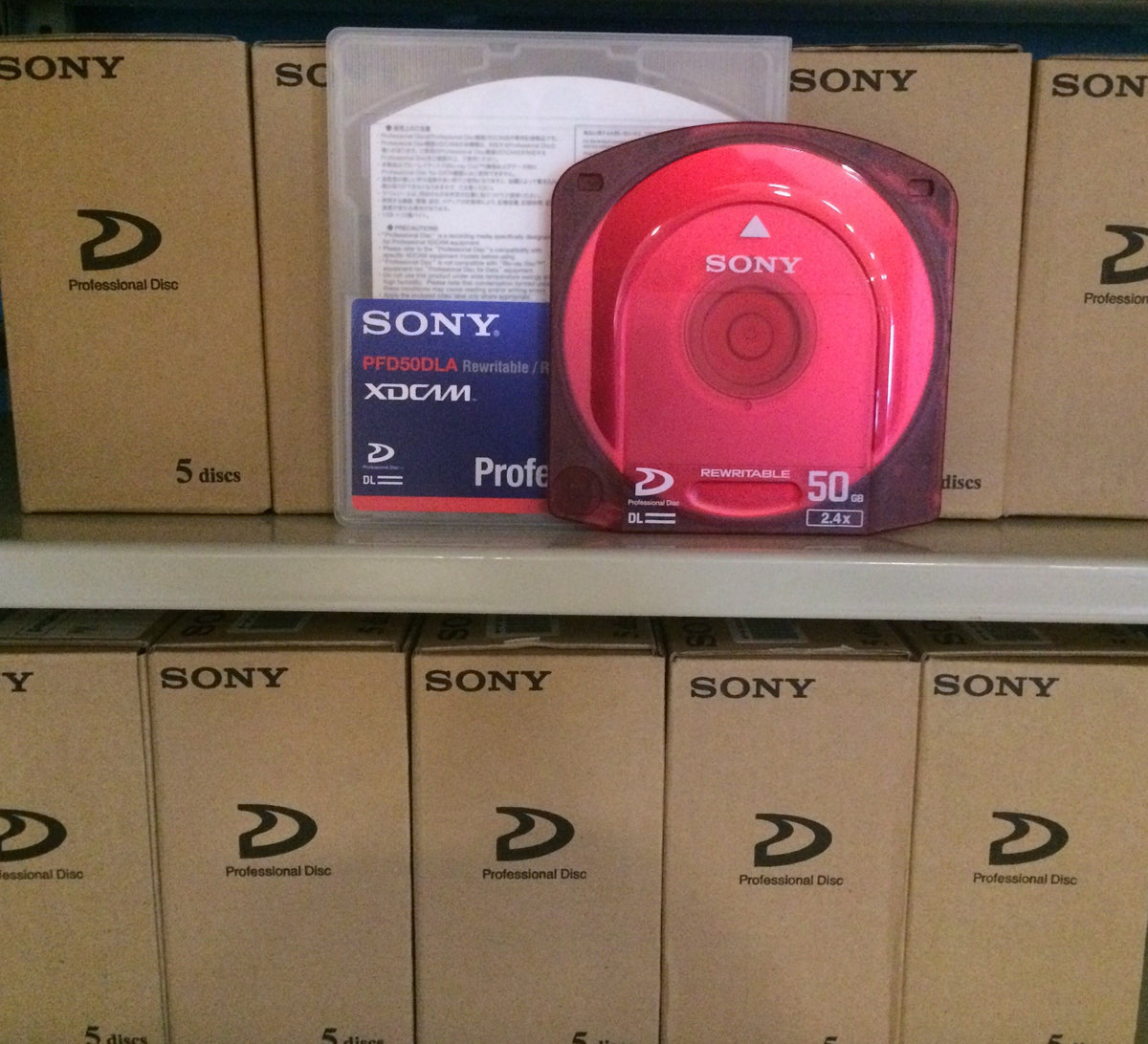 Sony PFD-50DLA Xdcam Dual Layer 50gb 95 Min Disc