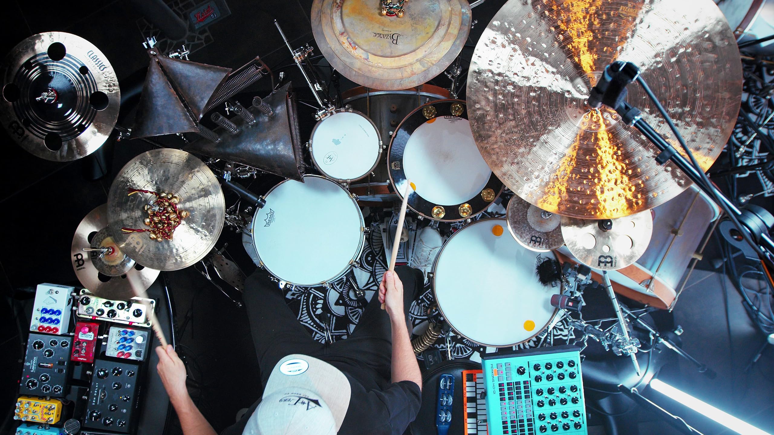 Meinl Cymbals Backbeat Pro 14'' Tambourine With Steel Jingles (Bbp14)