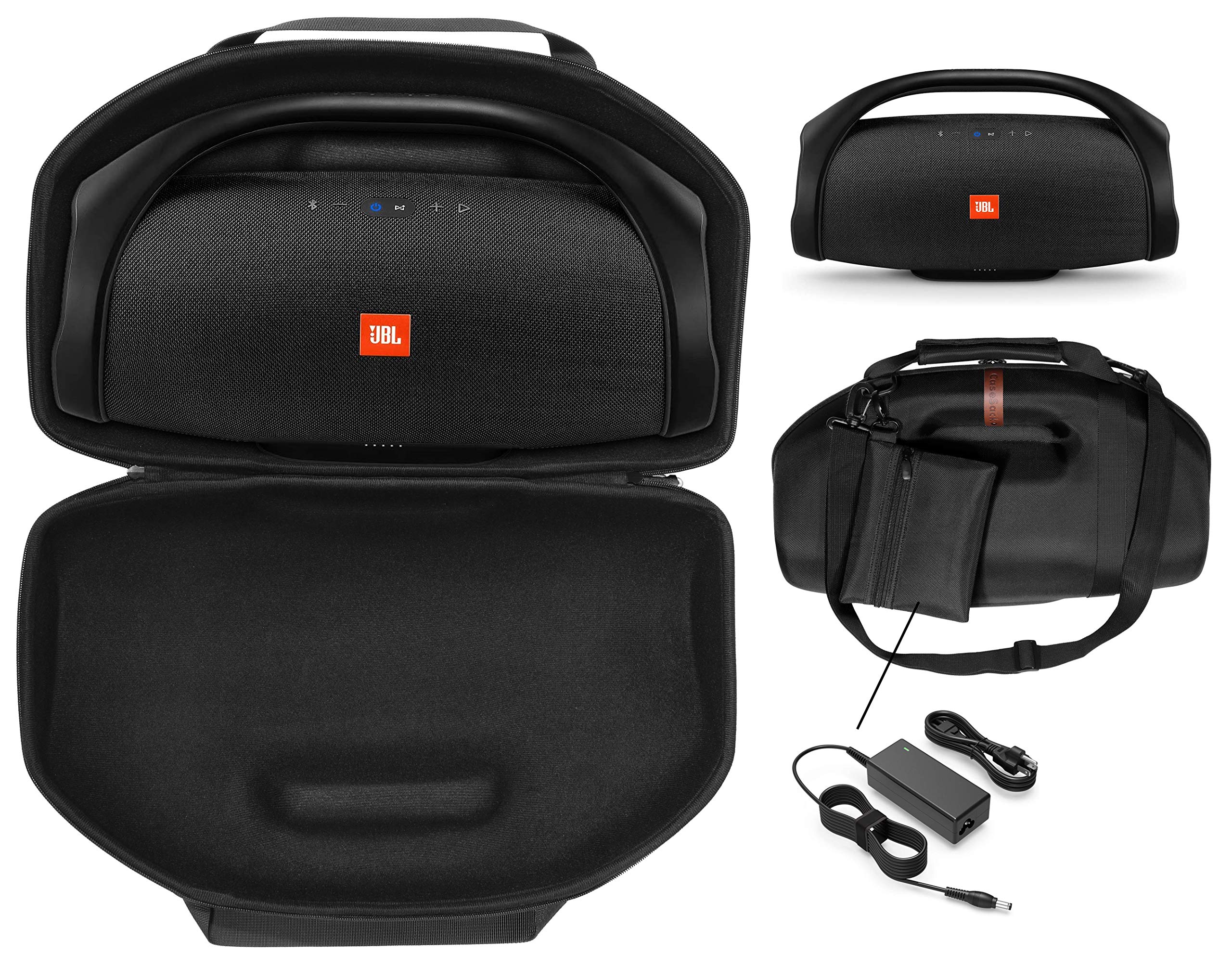 Casesack Shoulder Bag For Jbl Boombox, Boombox 2, Boombox 3 Waterproof Portable Bluetooth Speaker, Tailor Made Semi- Hard Case,