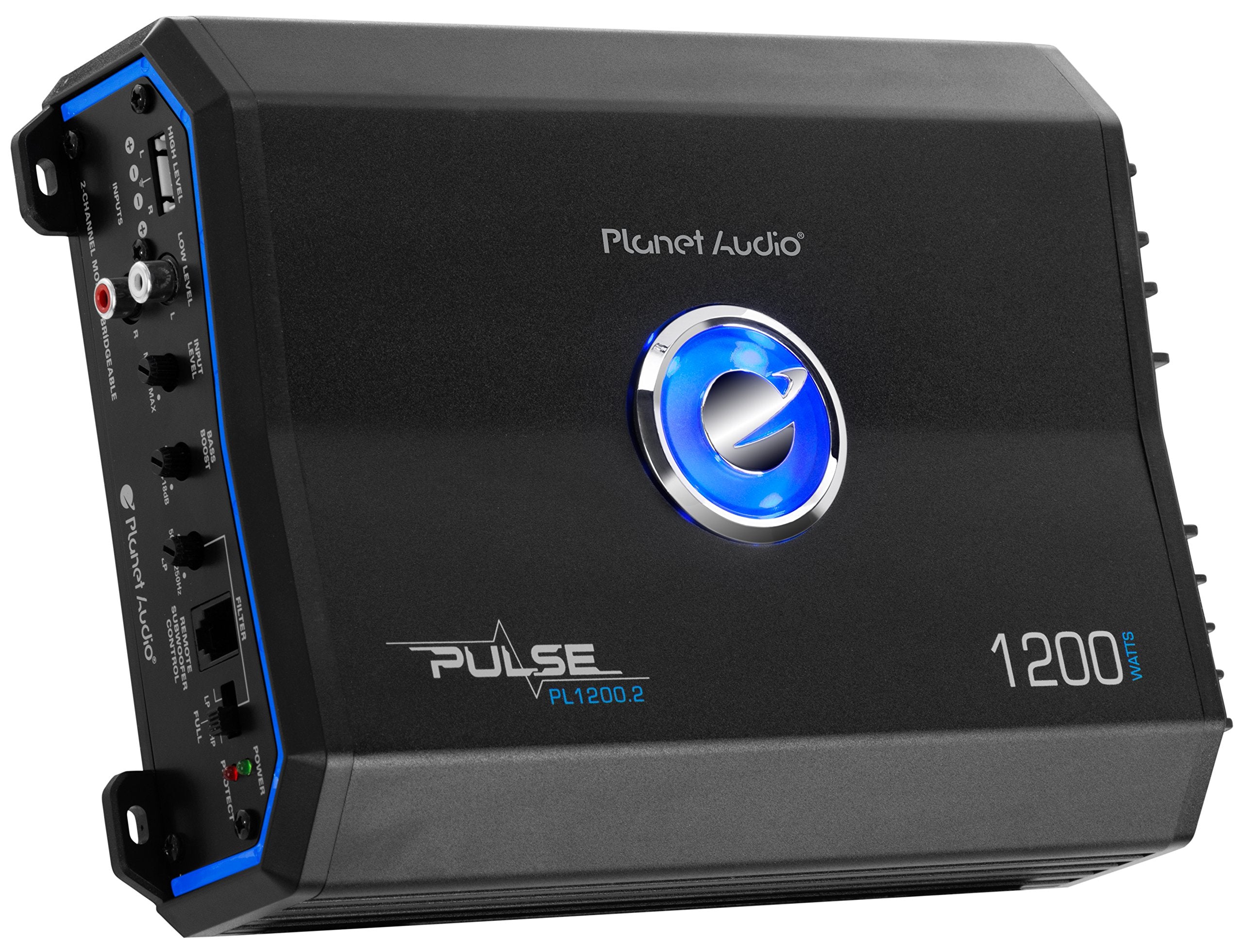 Planet Audio Pl1200.2 2 Channel Car Amplifier   1200 Watts, Full Range, Class A/B, 2/8 Ohm Stable, Mosfet Power Supply, Bridgeab