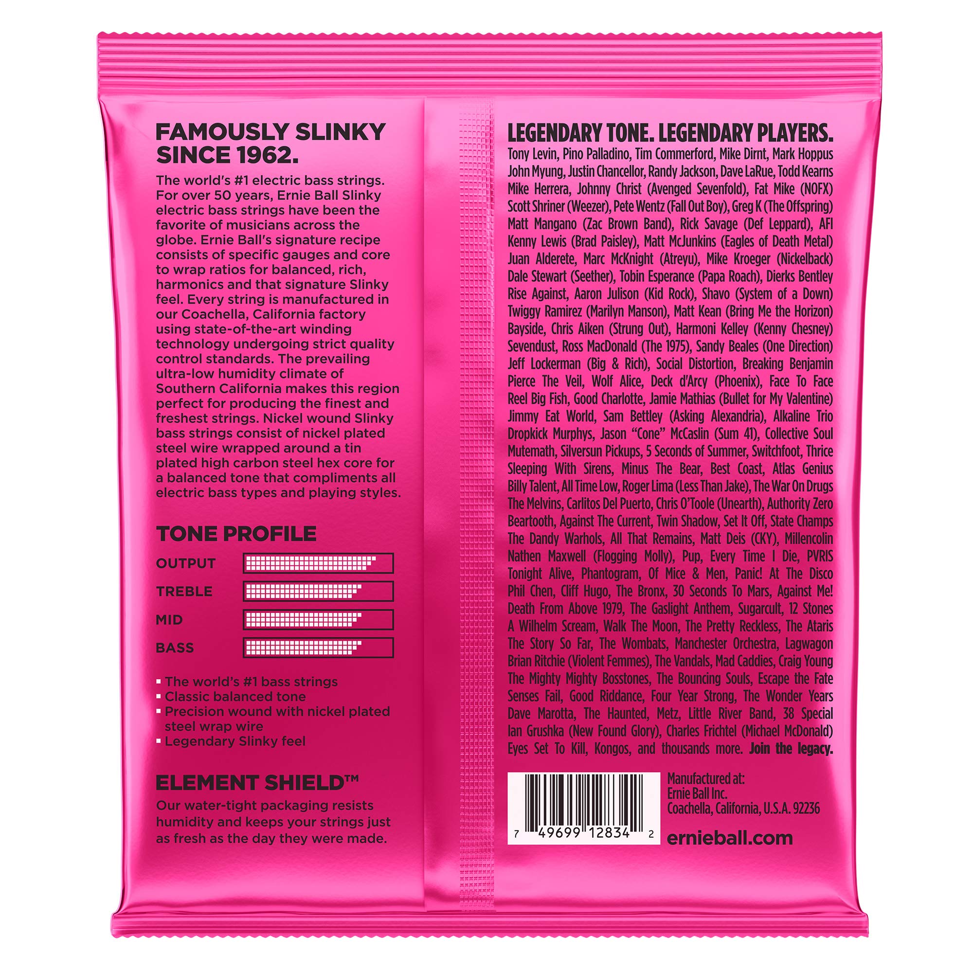 Ernie Ball P02834 ^2 Super Slinky Bass Strings 45 100,2 Pack