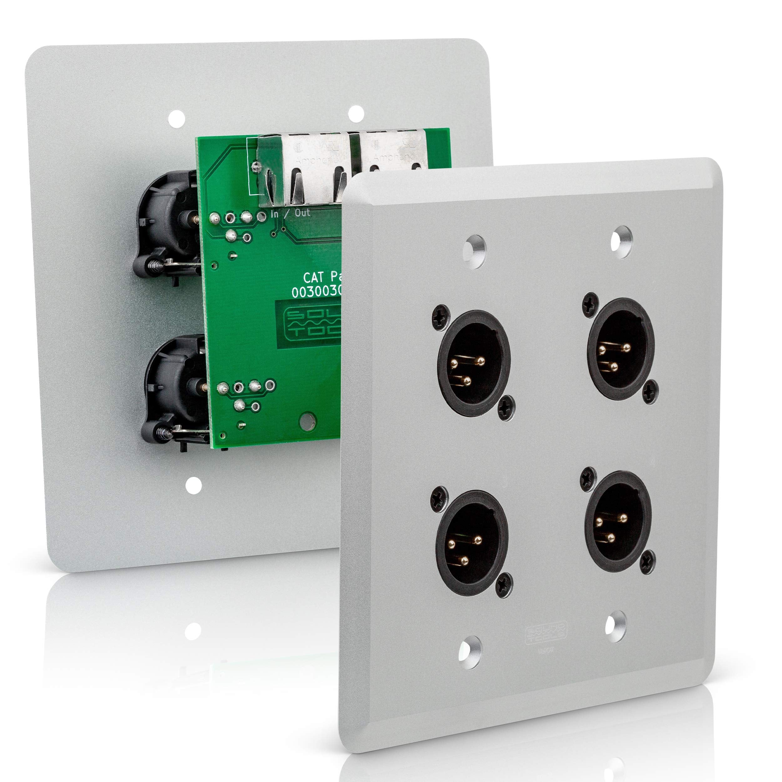 Wall Cat Mx-S (Male, Silver) - Audio Over Shielded Cat Cable. Capable Of Sending Analog Audio, Dmx, Clear-Com And Aes.