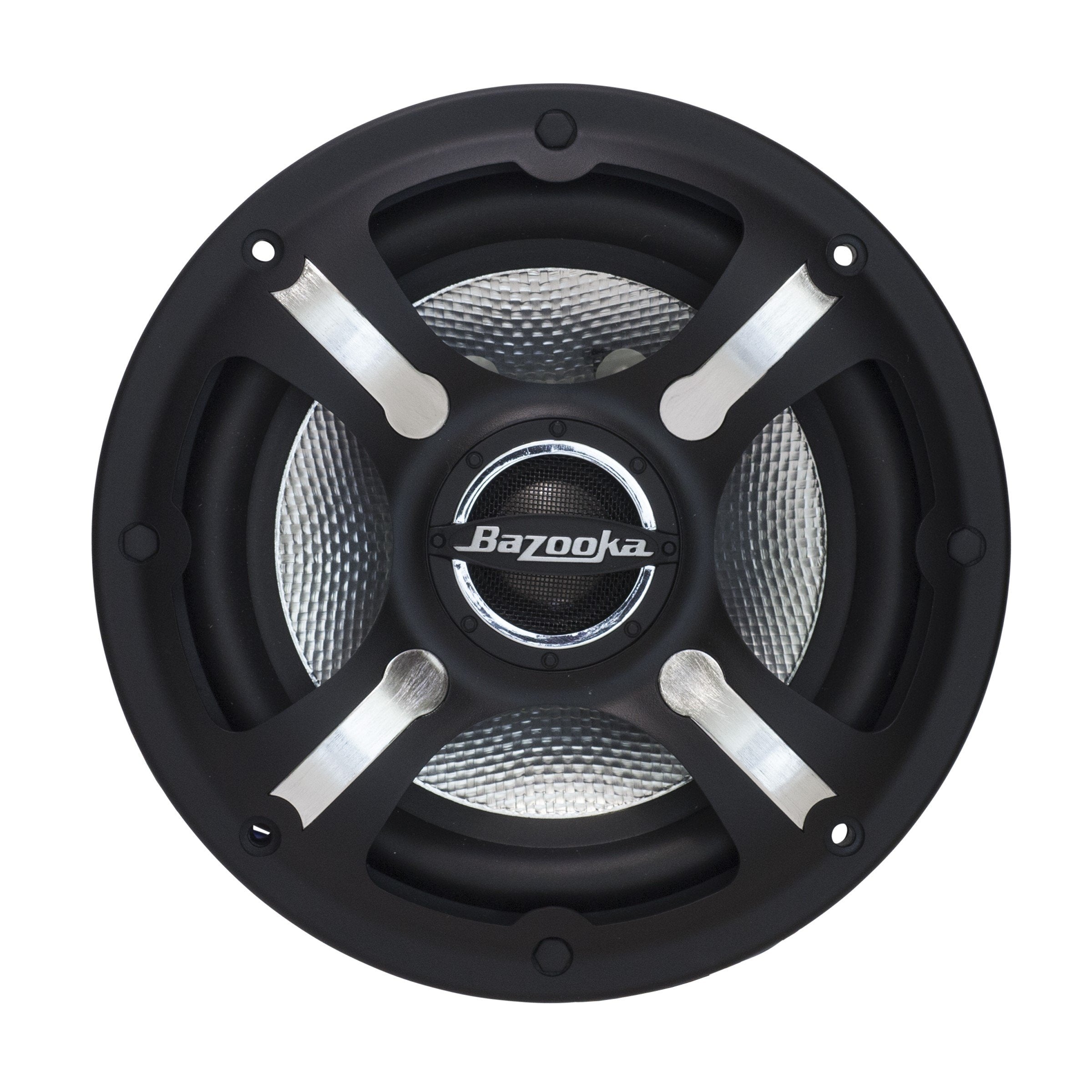 Bazooka | Marine Coax Speaker Kit | 4-Piece 6.5    Led Speakers | Plug-And-Play Rgb Led Controller And Remote (4Pc 6.5In Speaker