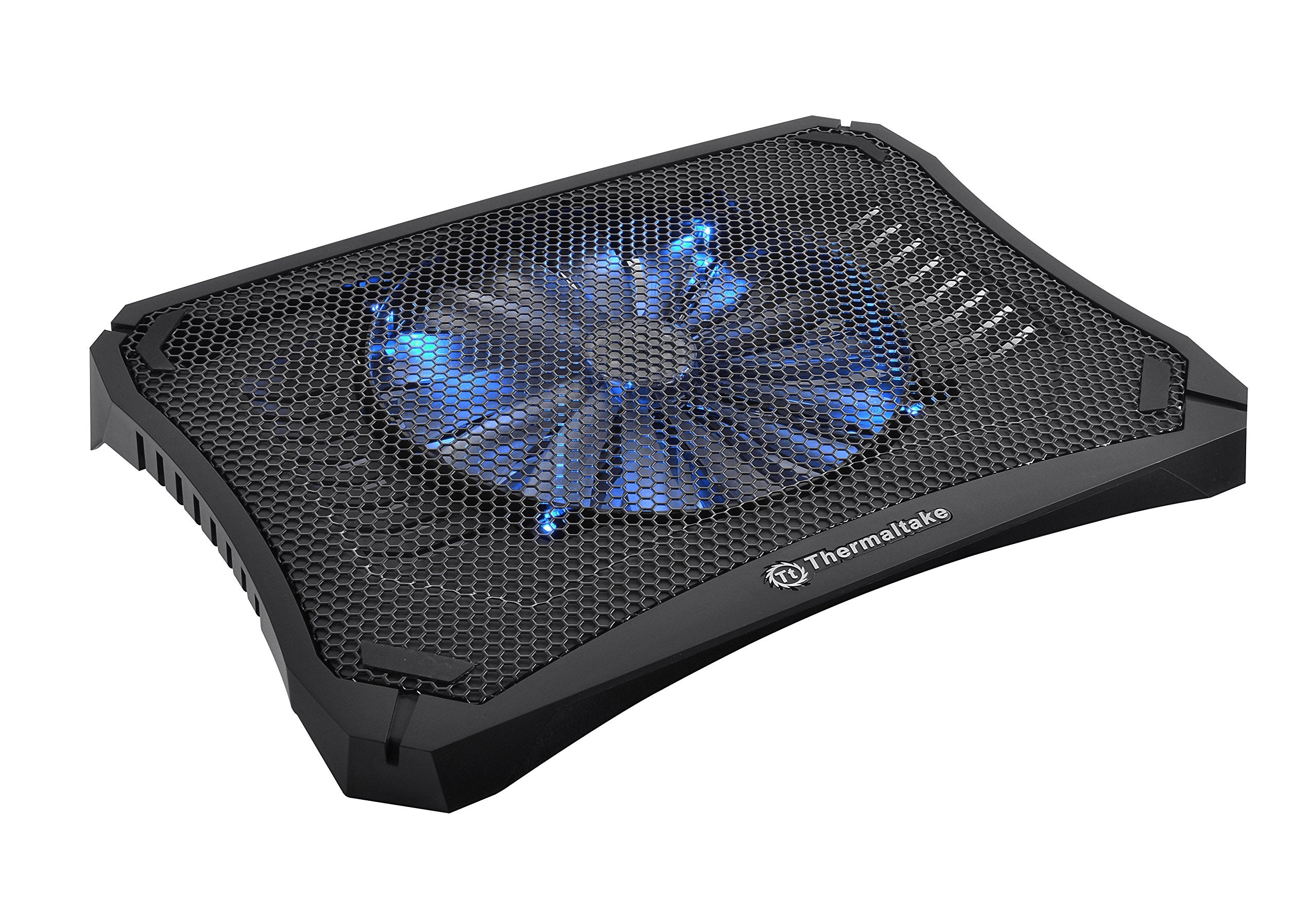 Thermaltake Massive V20 Steel Mesh Panel Single 200Mm Blue Led Fan Adjustable Speed Control 10'' 17'' Laptop Notebook Cooling Pa
