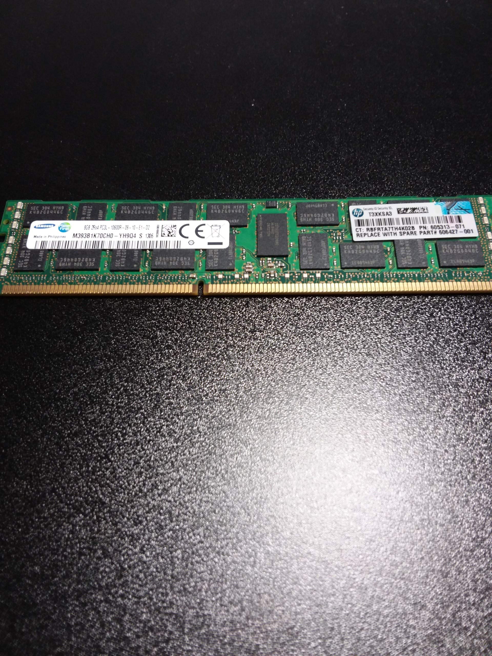 Samsung 8Gb Ddr3 Sdram Server Memory Module   8 Gb   Ddr3 Sdram   1333 Mhz Ddr3 1333/Pc3 10600R   Ecc   Registered   240 Pin  