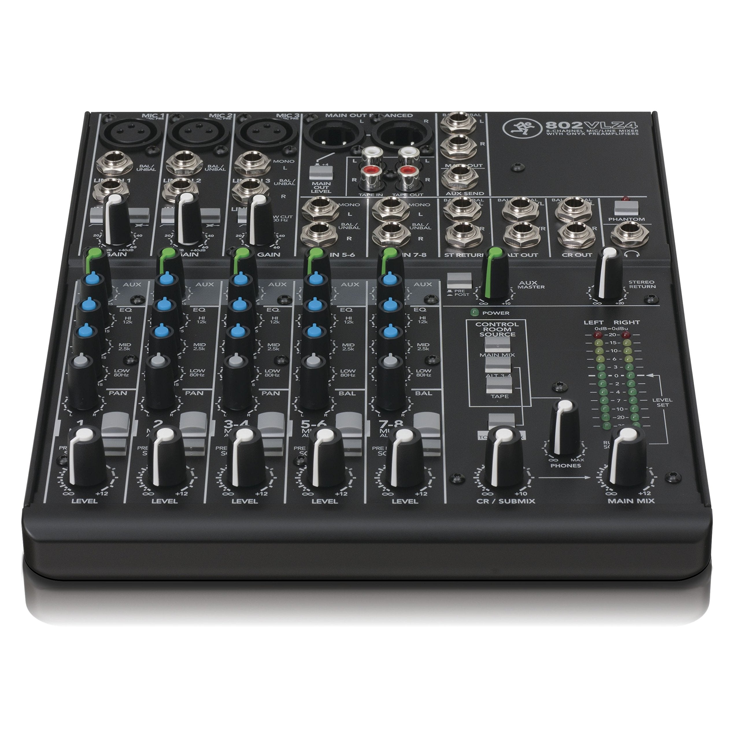 Mackie 802Vlz4 Dj Mixer   Audio Mixers (20 20000 Hz)