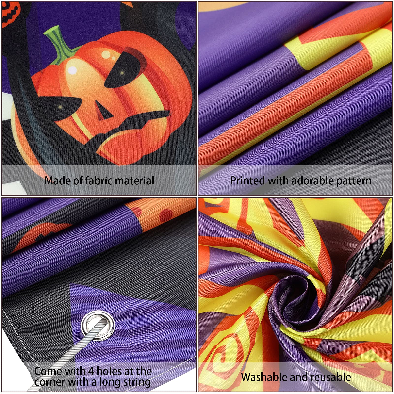 Halloween Birthday Backdrop Happy Birthday Halloween Banner Party Decoration Pumpkin Ghost Spooky Castle Photography Background