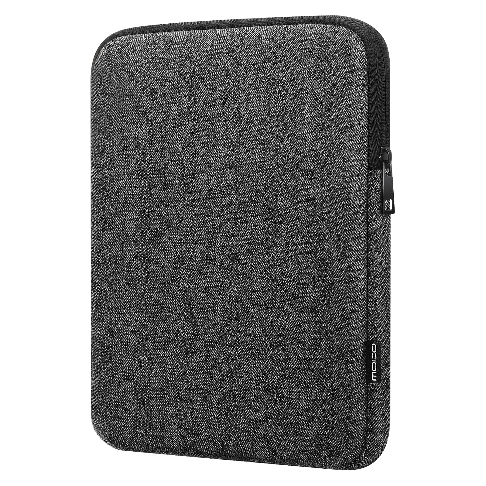 MoKo 9 11 Inch Tablet Sleeve Bag Carrying Case Fits iPad air 5 10.9' 2022, iPad Pro 11 M2 2022 2018, iPad 10th 10.9,iPad 9/8/7th Gen 10.2,iPad Air 4 10.9/Air 3 10.5,Tab S8/S9 11', Black & Gray