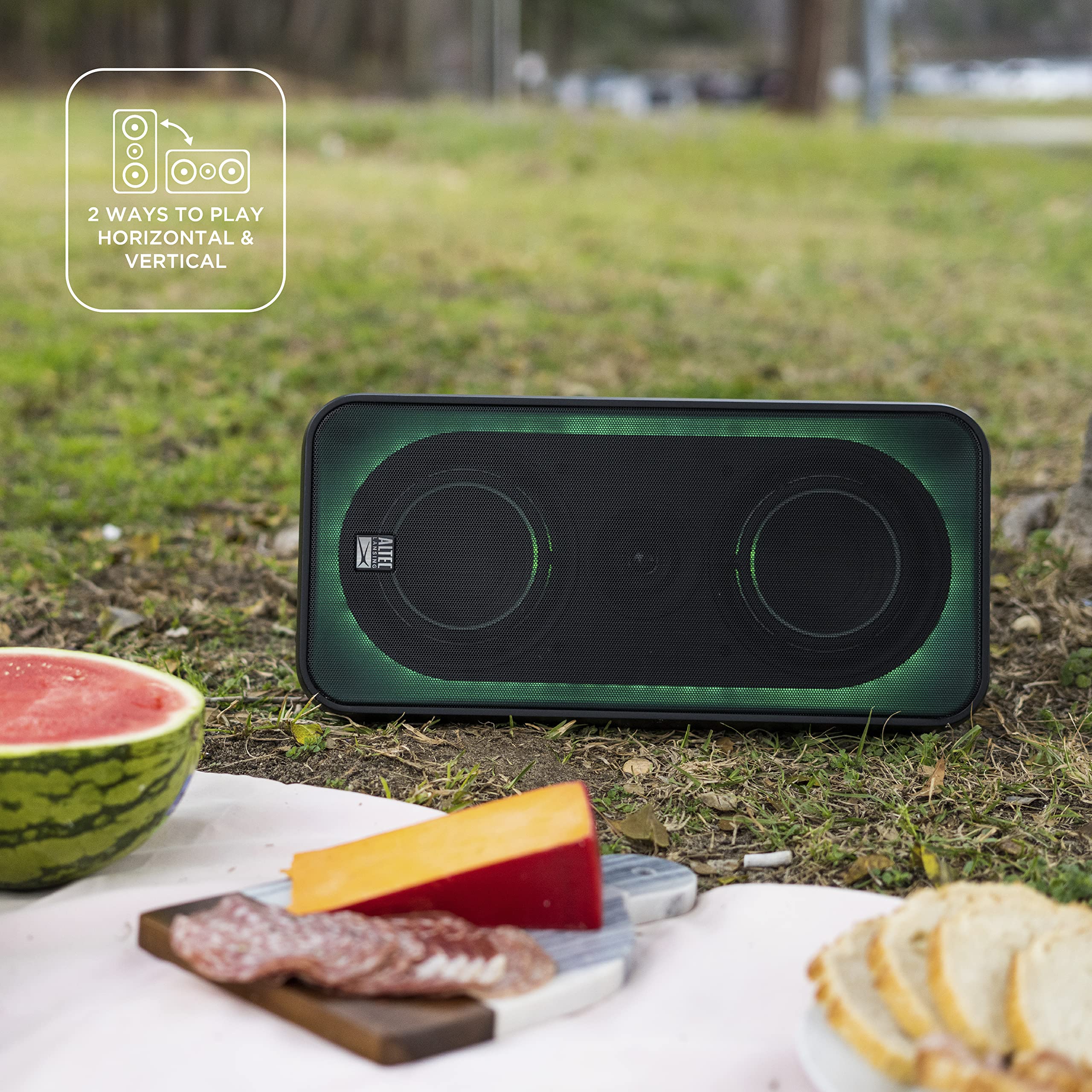 Altec Lansing Shockwave 200 Wireless Party Speaker 180W Bluetooth Speaker With A Long Lasting 12 Hour Battery, Multi Led Party M