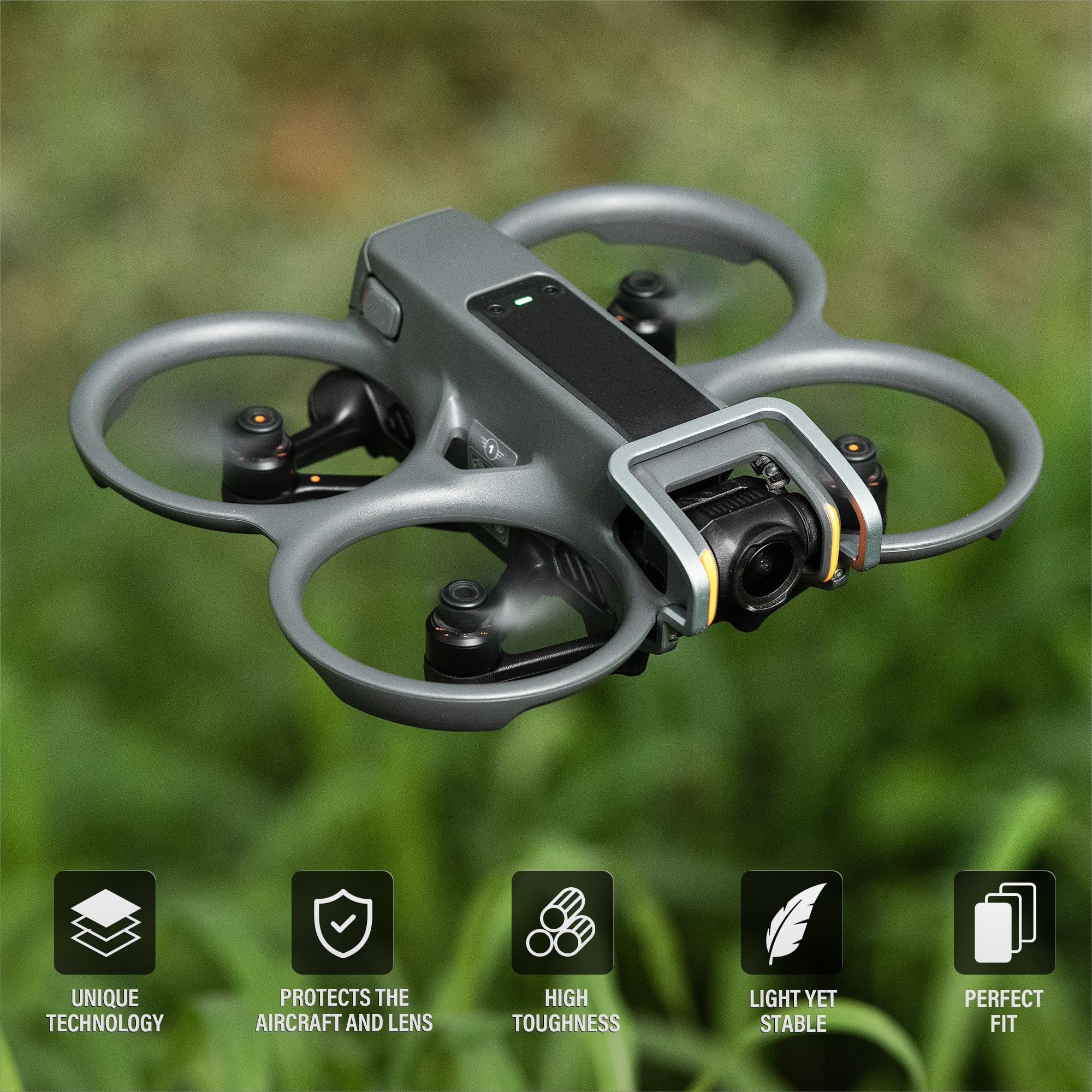 Startrc Avata 2 Gimbal Bumper Guard For Dji Avata 2 Fpv Drone Accessories Lens Safety Bumper Ptz Protect Bar Aluminum Alloy Camera Anti Collision Protection Guard Bar