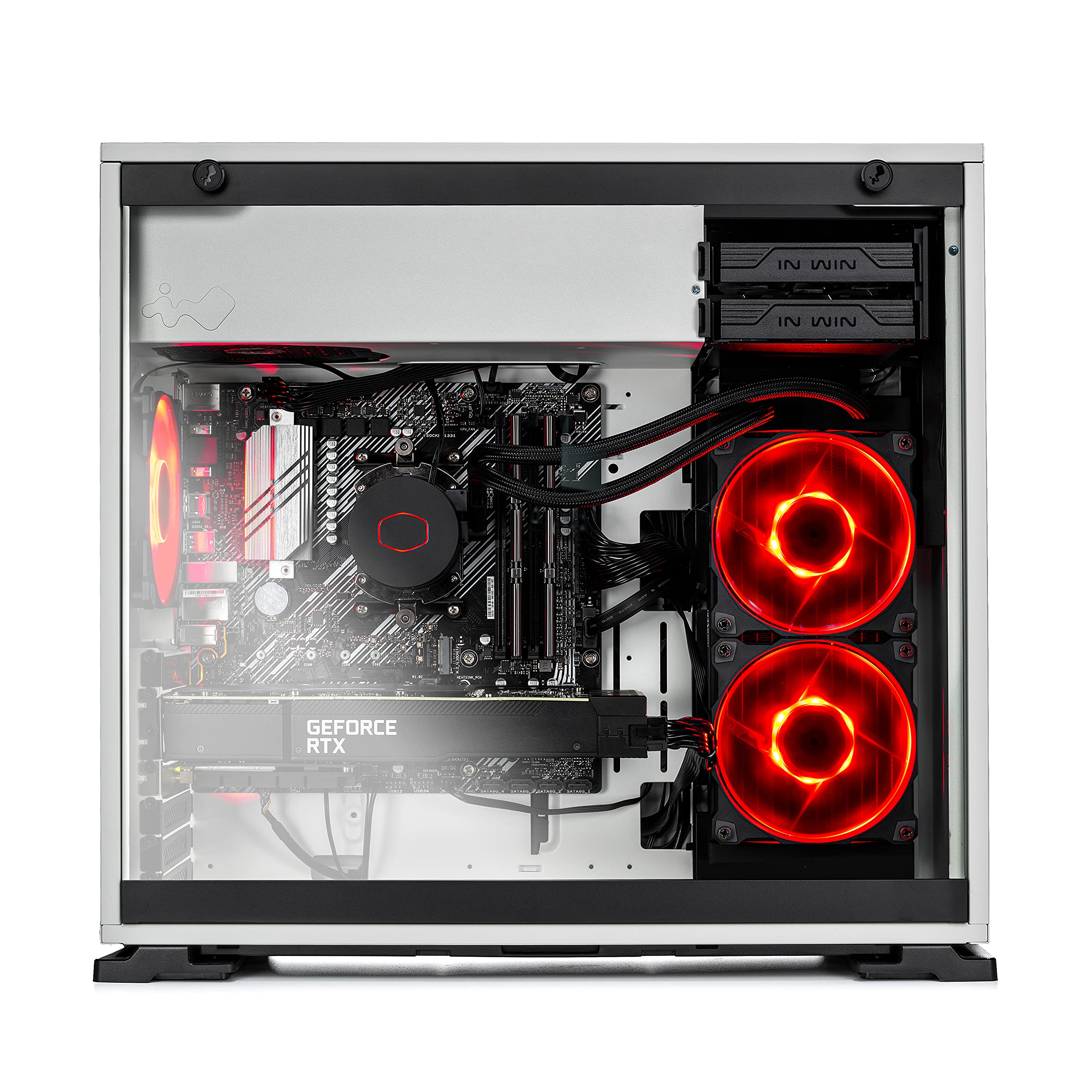 Skytech Gaming Shiva Gaming PC – Intel i7 12700F, RTX 3060, 16GB RAM, 1TB SSD, White, Model ST-SHIVA-0453-W