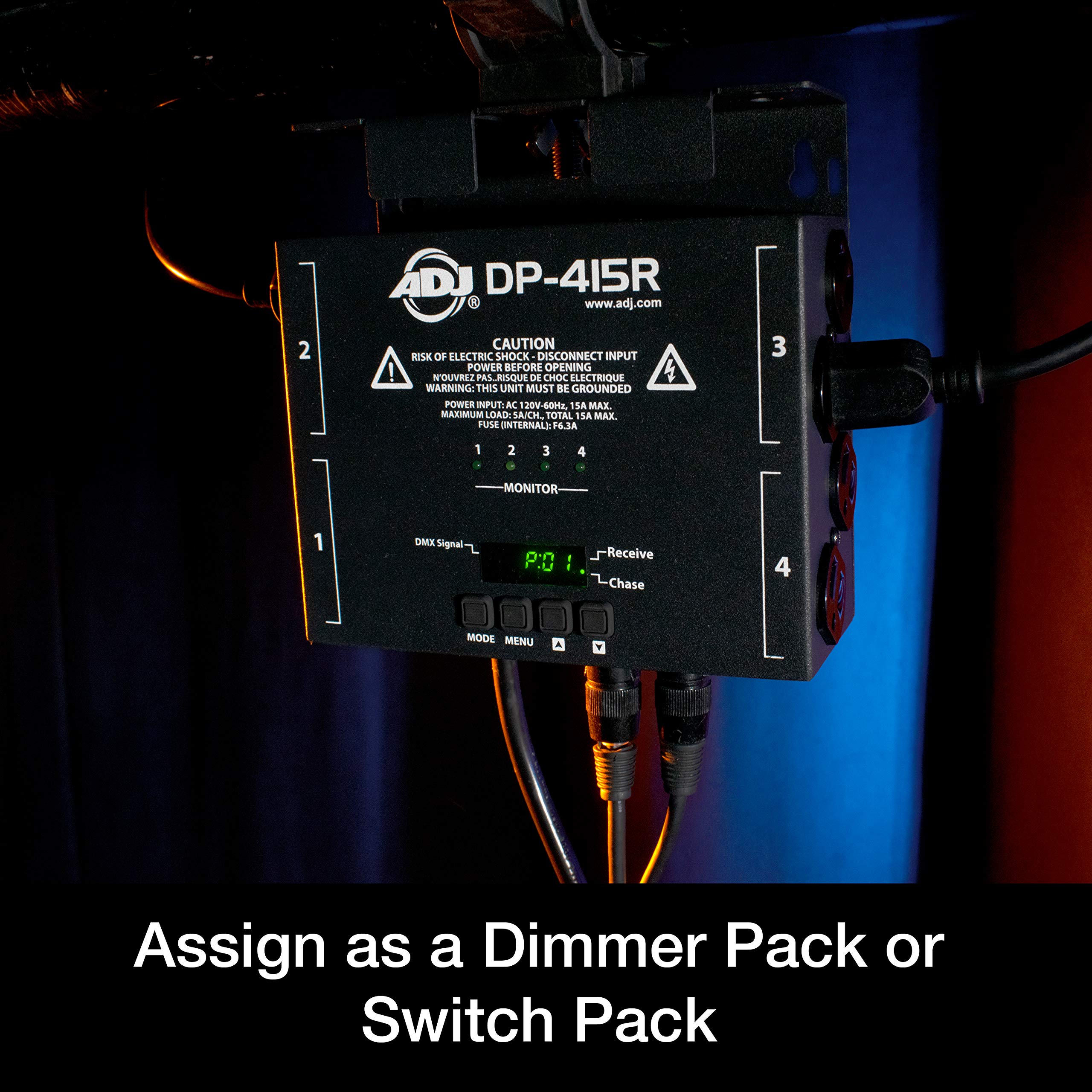 Adj Products Dp-415R 4 Channel Dmx512 Dimmer Pack