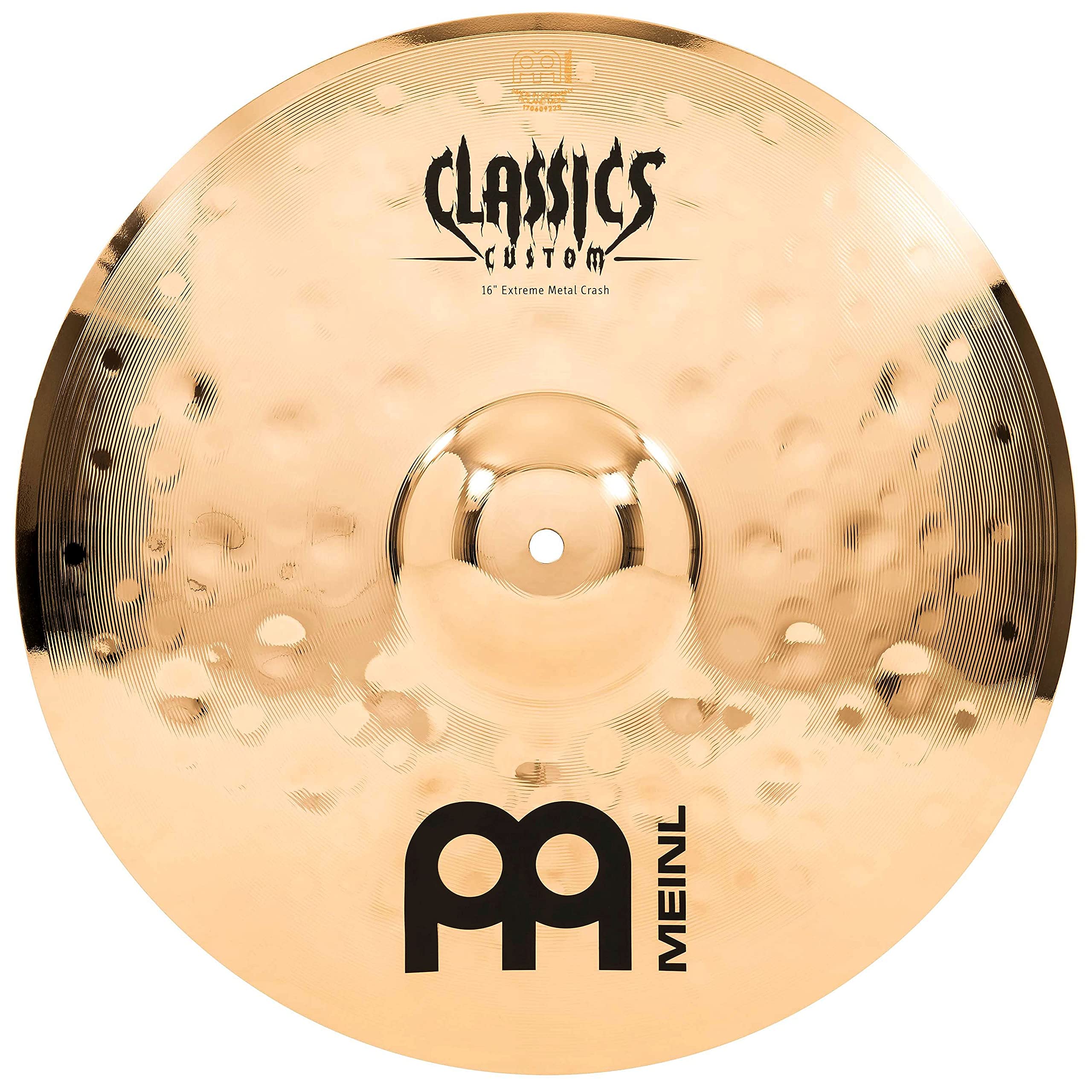 Meinl 16'' Crash Cymbal   Classics Custom Extreme Metal   Made In Germany, 2 Year Warranty (Cc16Emc B)
