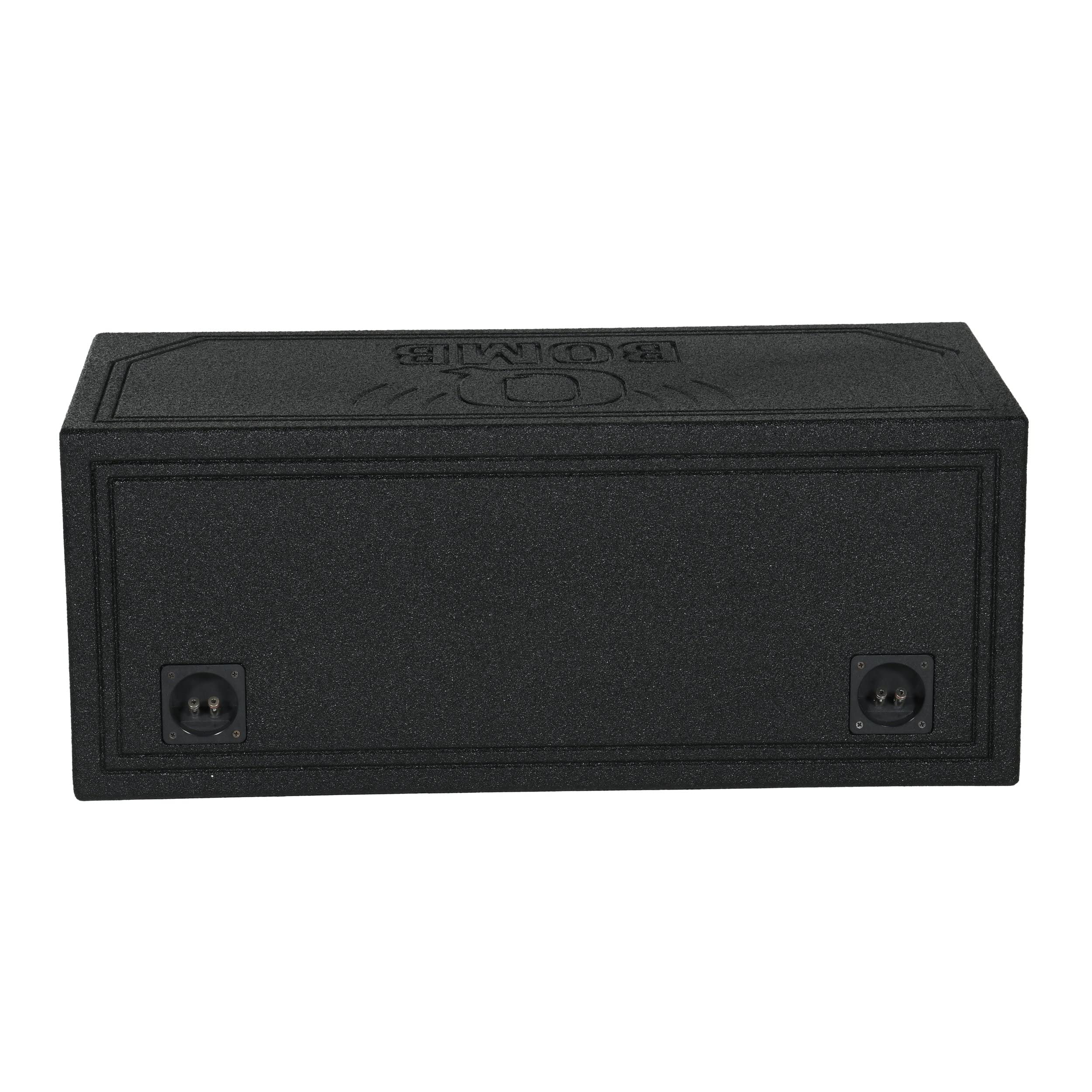 Qpower Qbomb Qbomb10Hp Dual 10 Vented Port Subwoofer Box W/Bedliner Spray