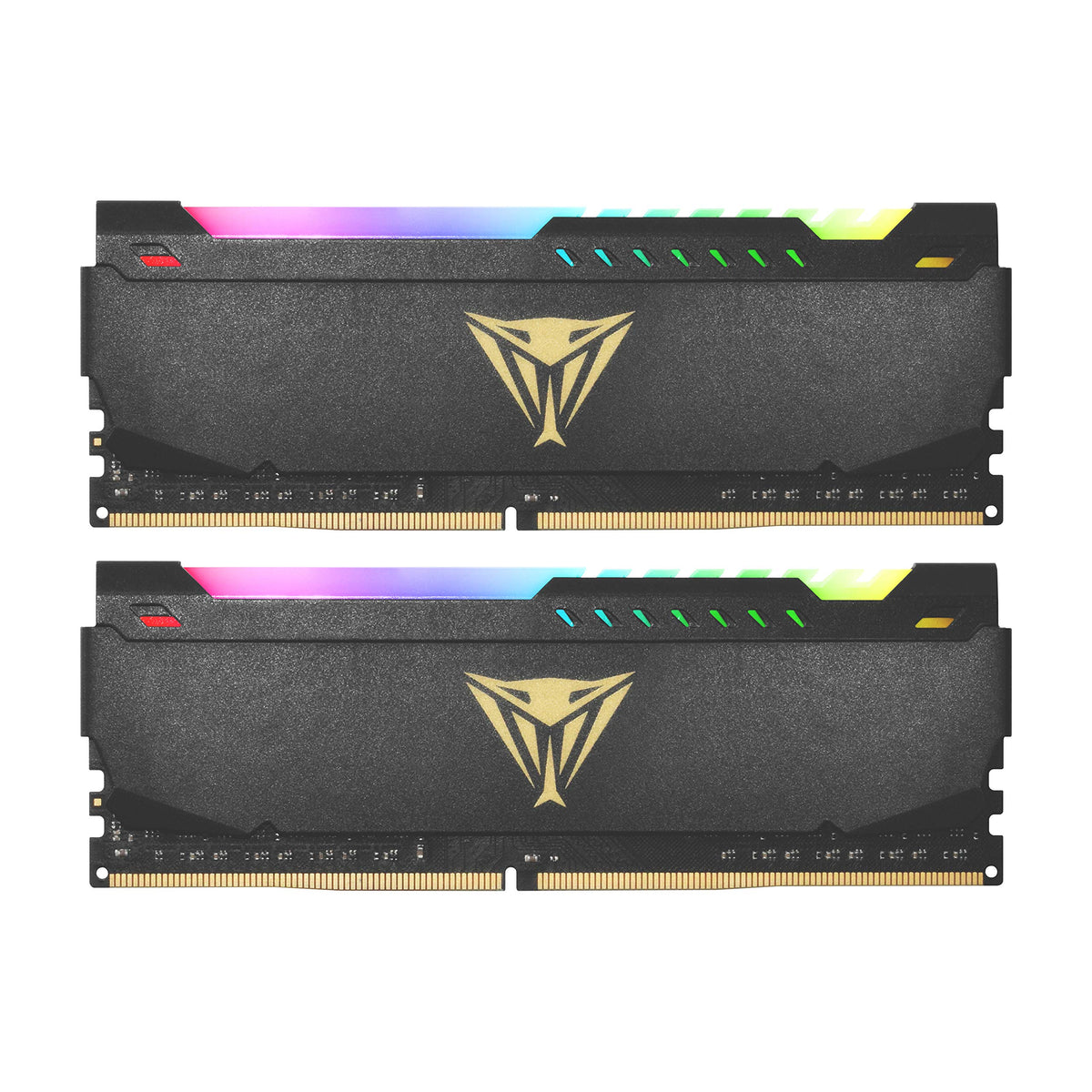 Patriot Viper Steel Rgb Ddr4 Ram 16Gb (2X8Gb) 3200Mhz Cl16 Udimm Desktop Gaming Memory Kit   Pvsr416G320C6K