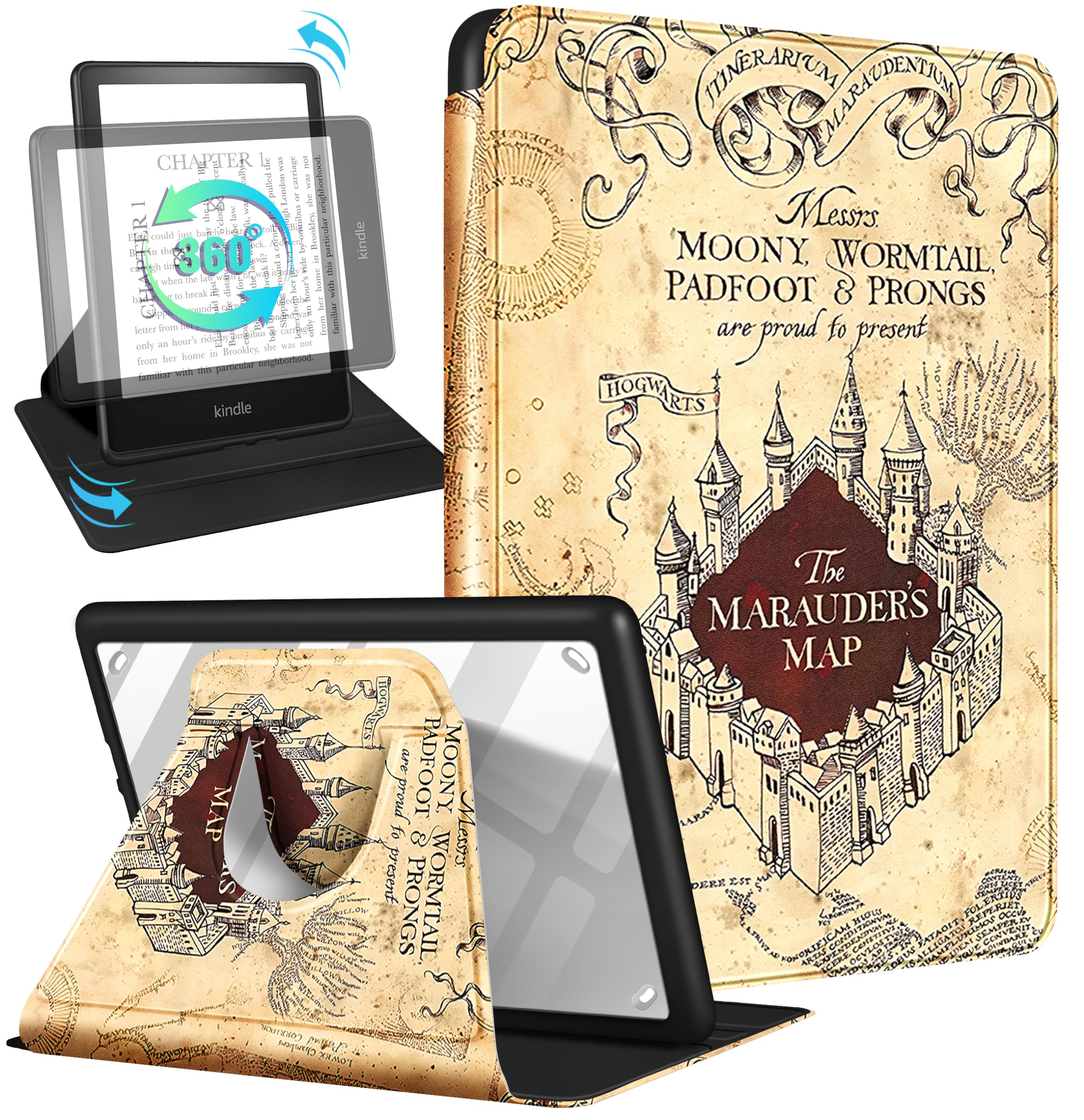 Kidcube For Kindle Paperwhite 11Th Generation Case 6.8 Inch 2021/Paperwhite Signature Edition Case Women Girls Kids Cute Cartoon