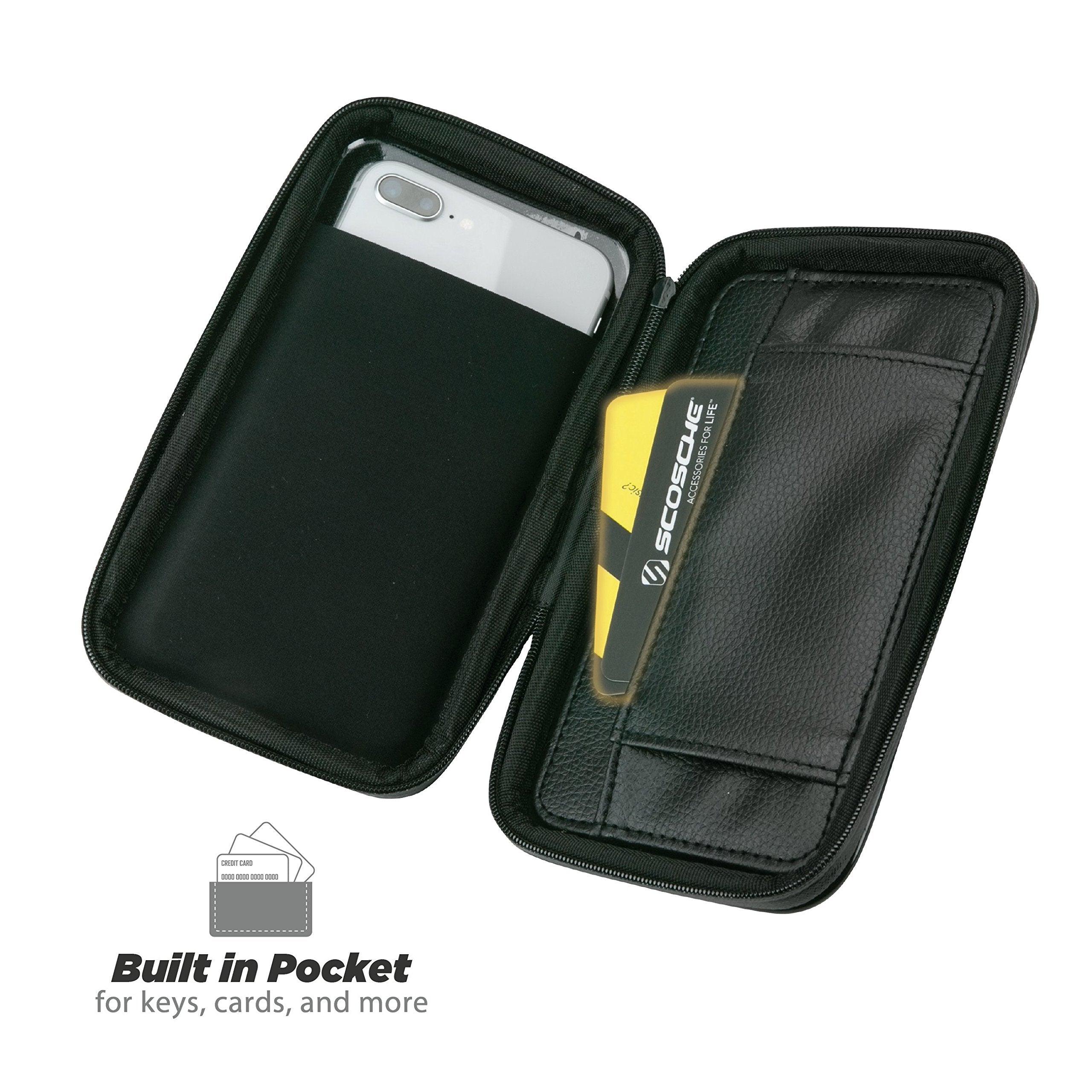 SCOSCHE PSM11002 TerraClamp Tube Phone Mount,Black,3 in 1 Quick Release