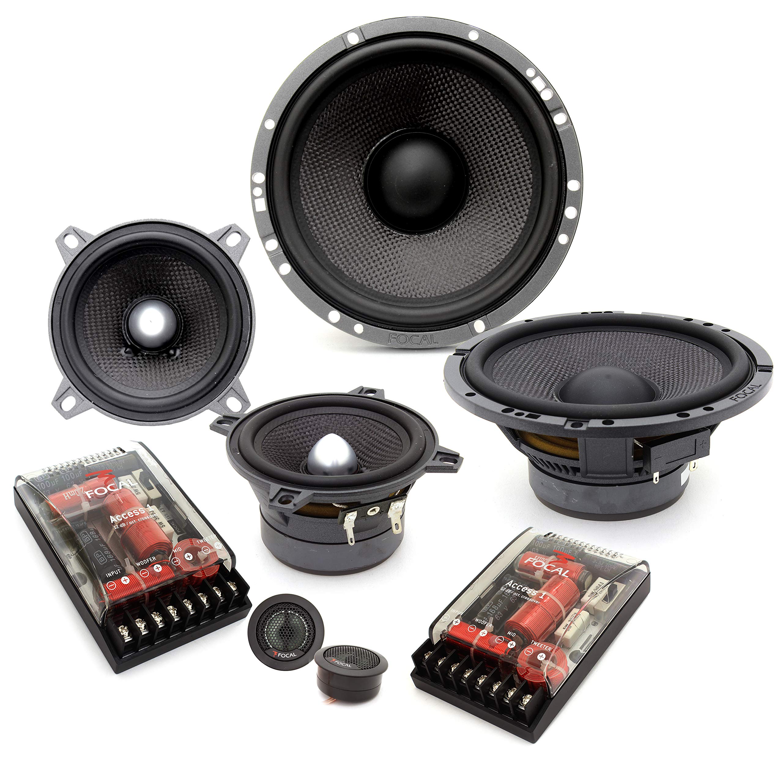 Focal Access SG-165A3 6.5 3-Way Component Speakers System (no Grills)