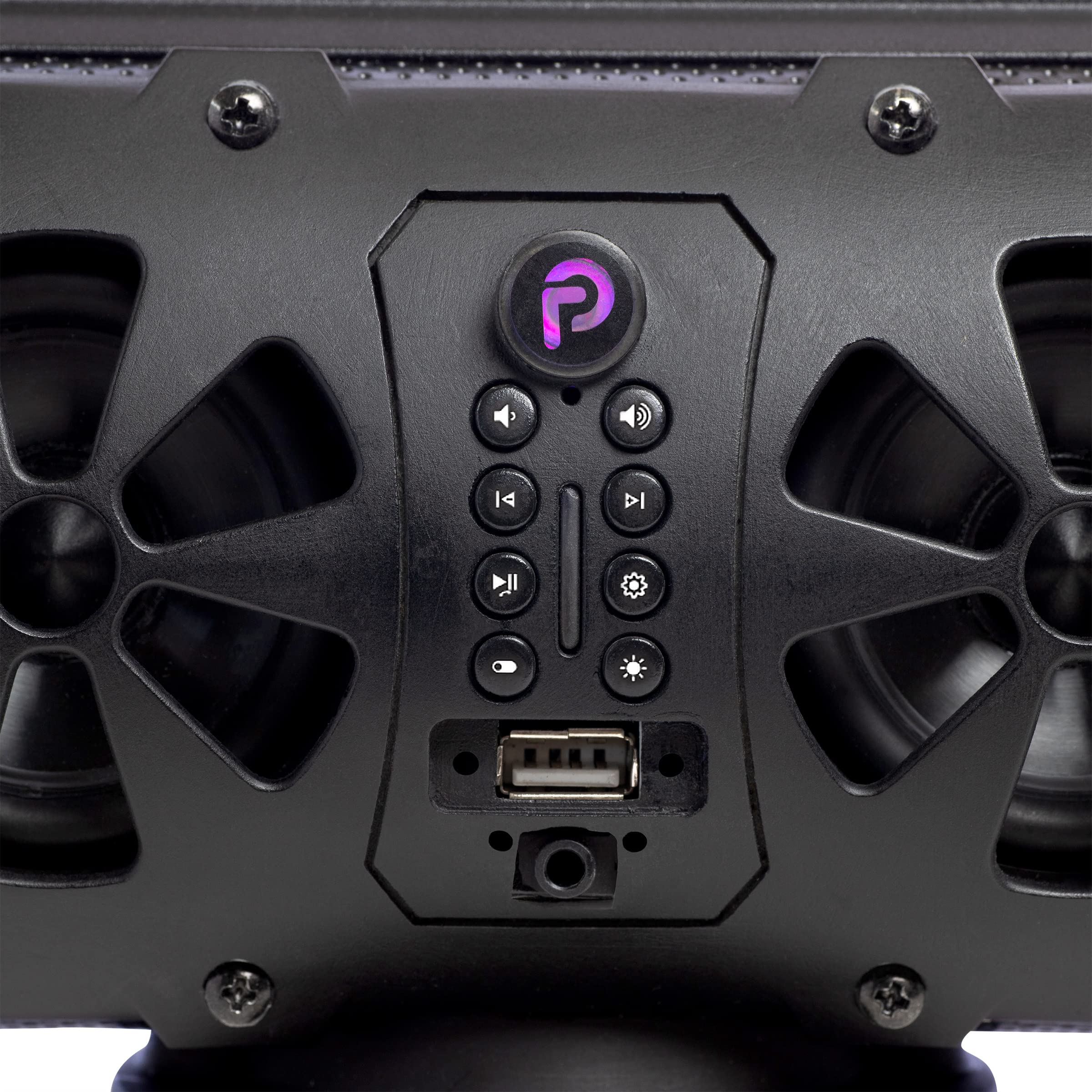 Bazooka Party Bar Mini | Portable Bluetooth Ip66 Waterproof Speaker | Rgb Lights | Party Button Pairing | Up To 70 Hrs Battery L